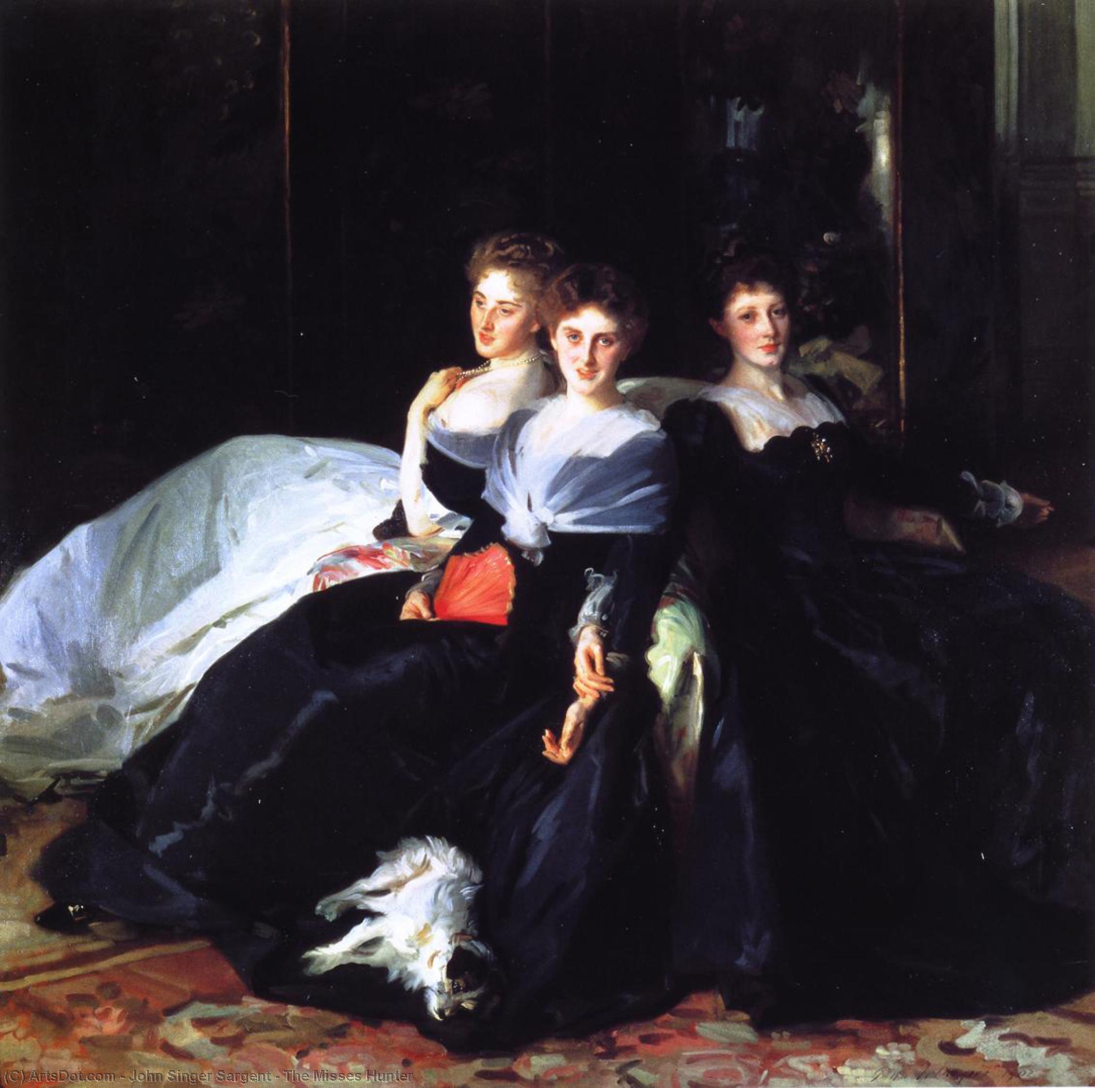 Le Misses Hunter — John Singer Sargent