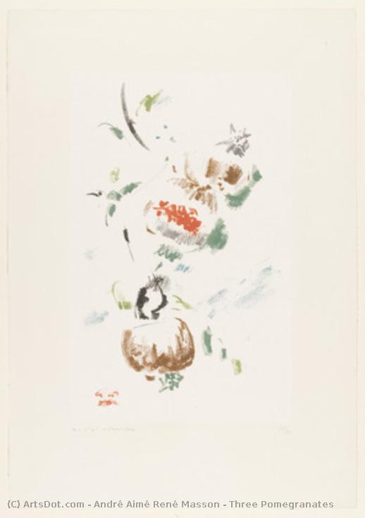 Three Pomegranates — André Masson