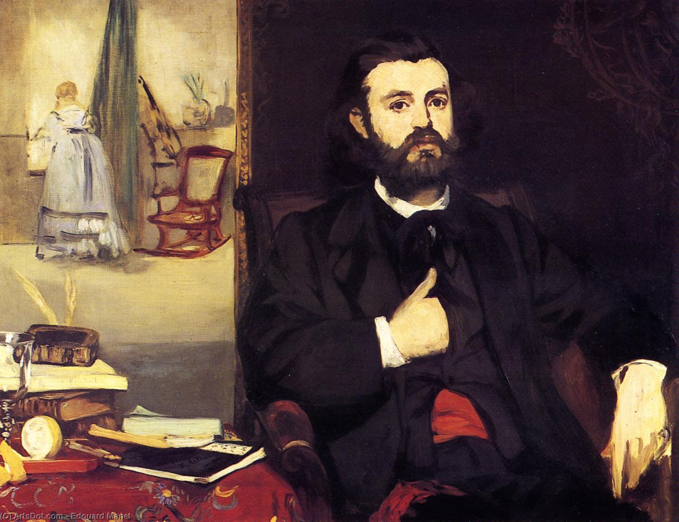 Portret Zacharija Astruka — Édouard Manet