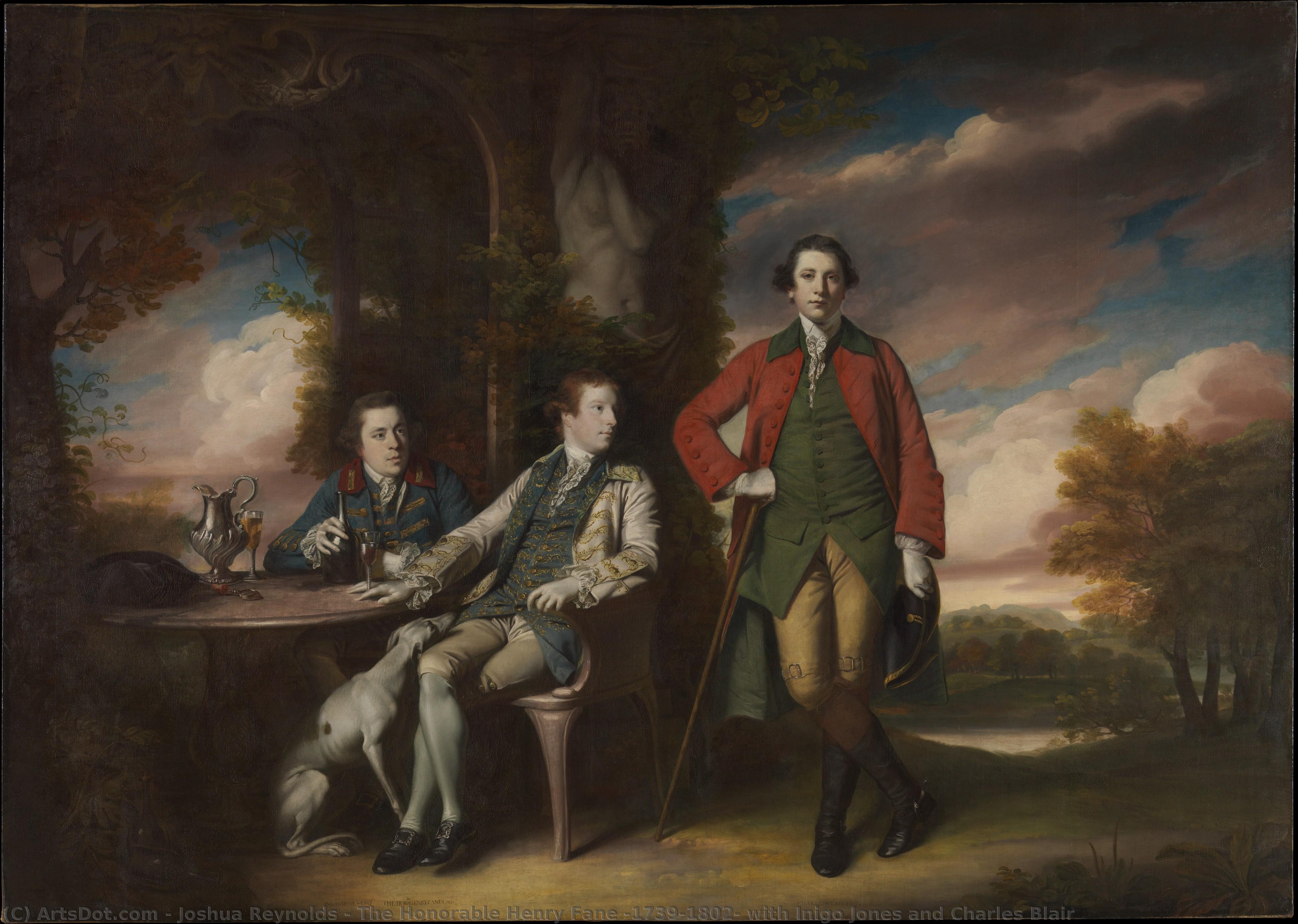 El Honorable Henry Fane (1739–1802) Con Inigo Jones Y Charles Blair — Sir Joshua Reynolds