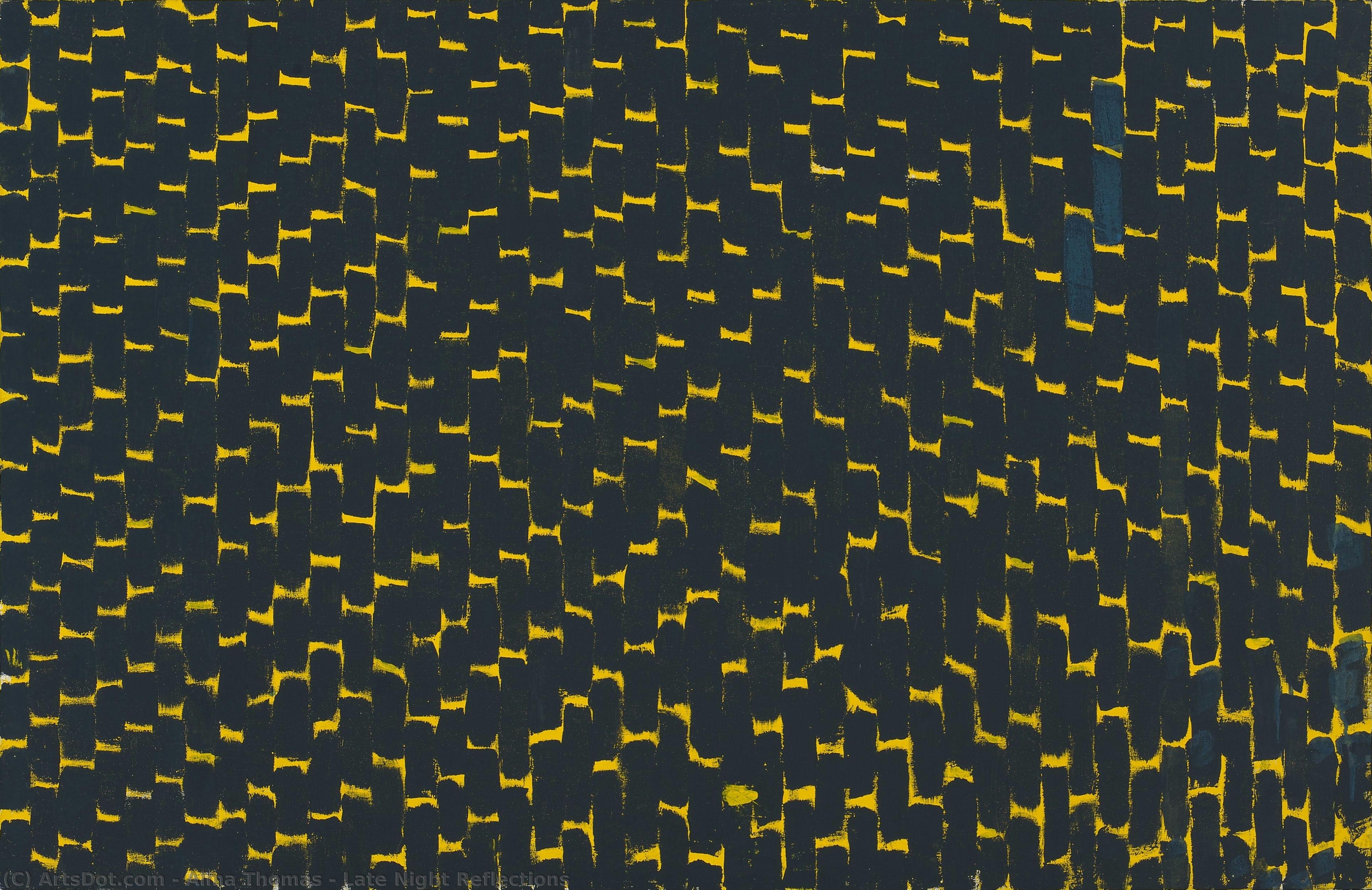 Late Night Reflections — Alma Thomas