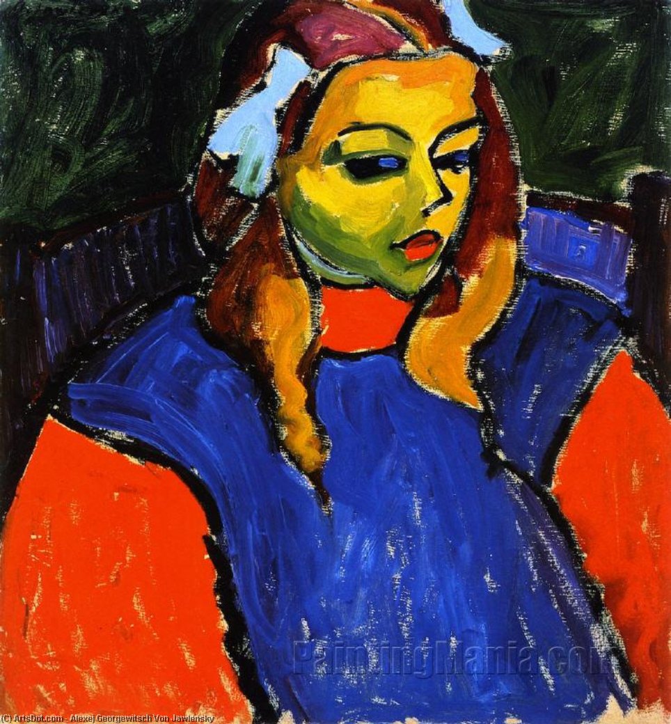 Alexej von Jawlensky, Girl with Green Face