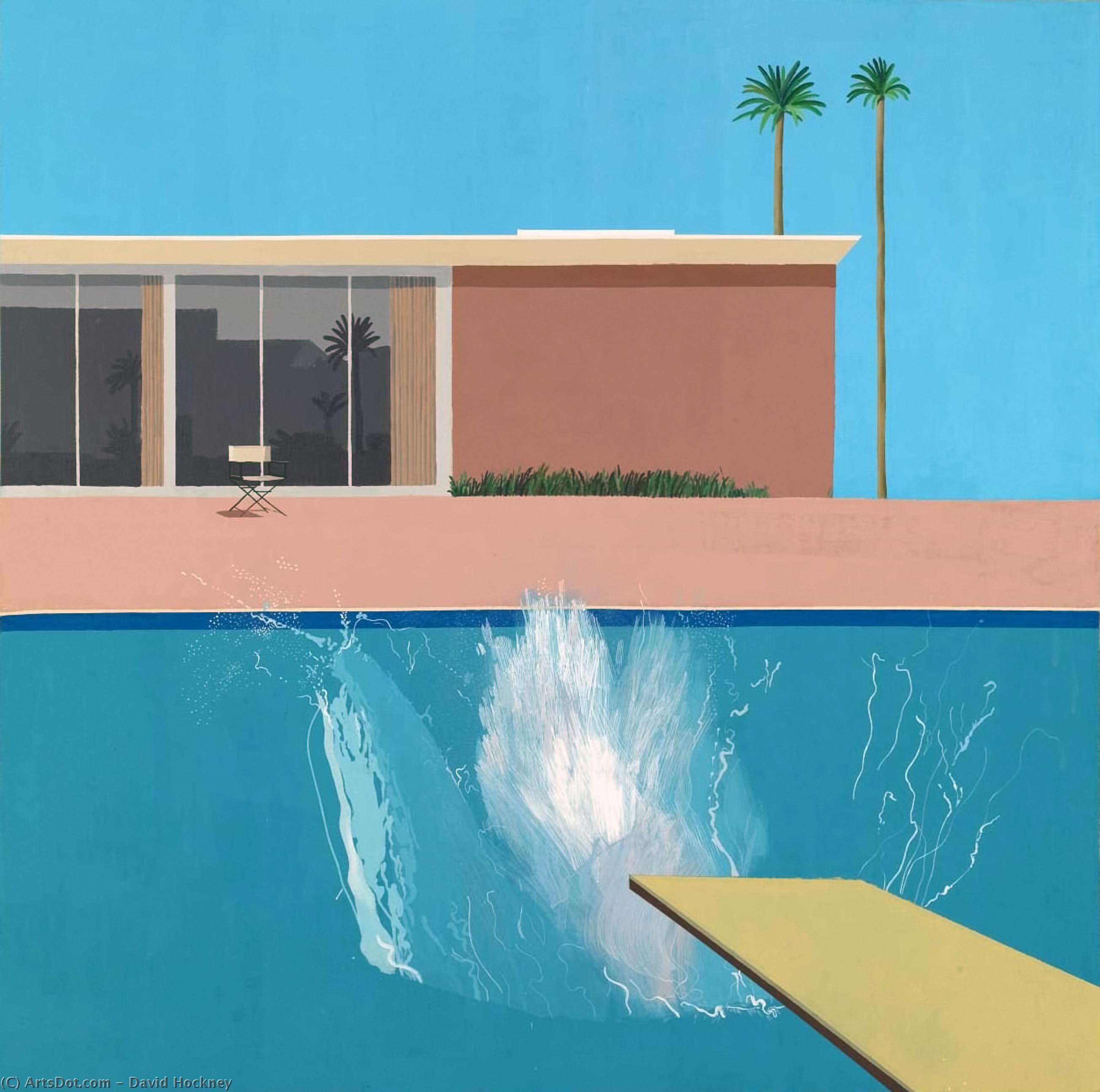 Ein Größerer Einsank — David Hockney