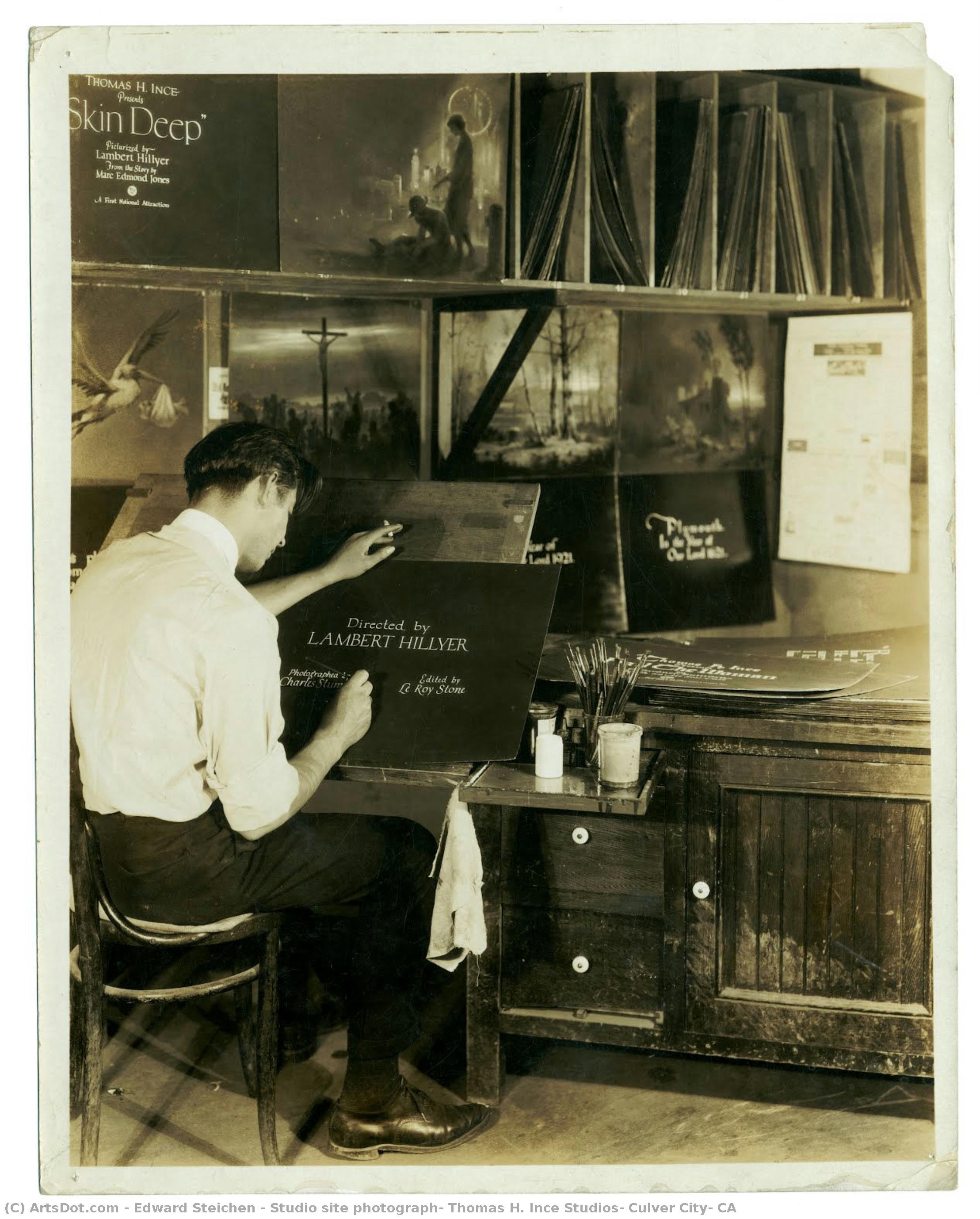 Stüdyo Sitesi Fotoğrafı, Thomas H. Ince Studioları — Edward Steichen