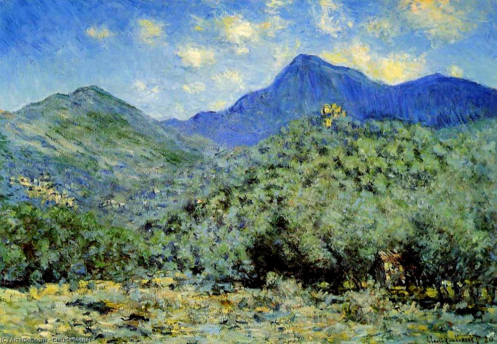Valle Bouna Vicino A Bordighera — Claude Monet