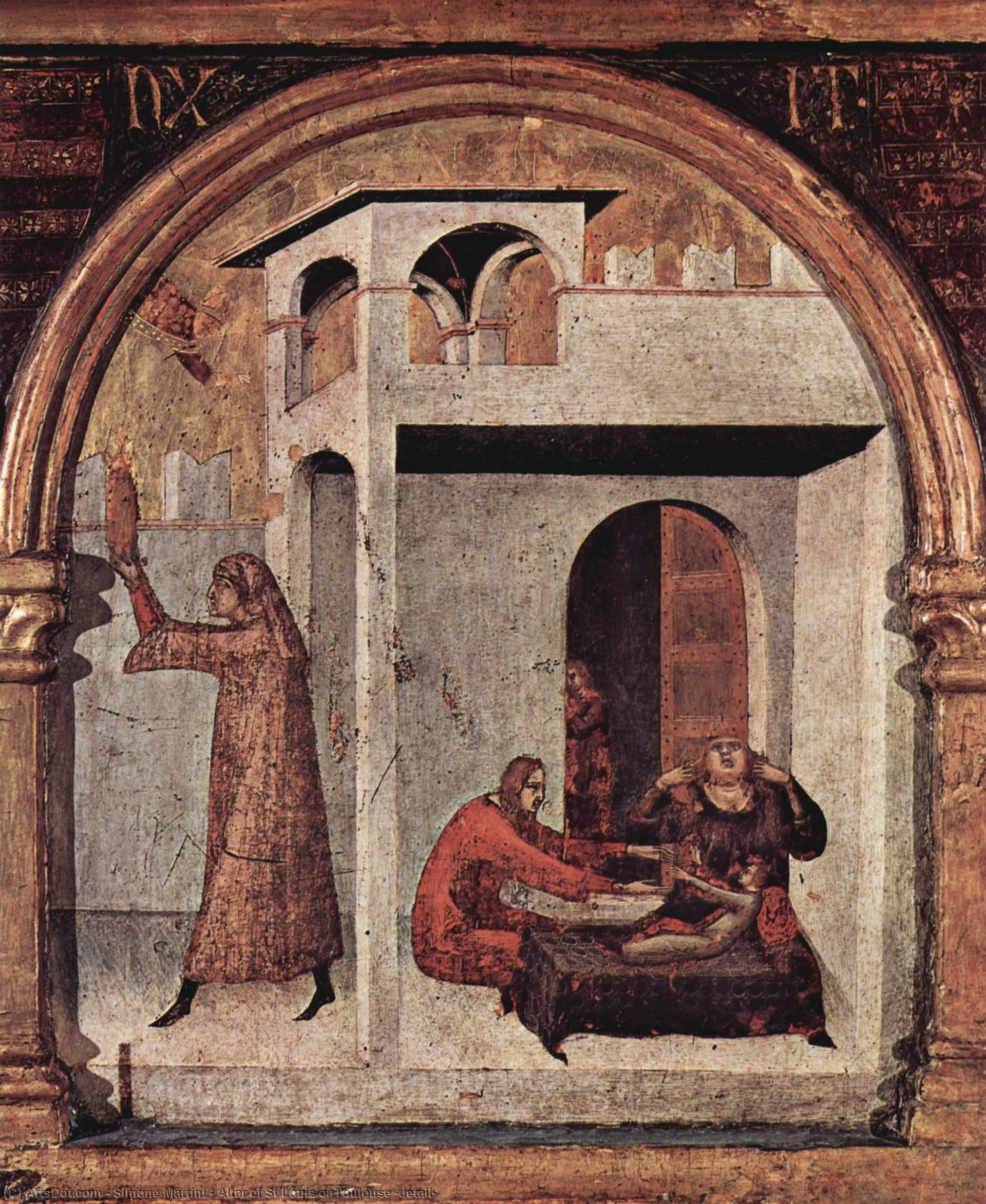 Altar De San Luis De Toulouse (detalle) — Simone Martini