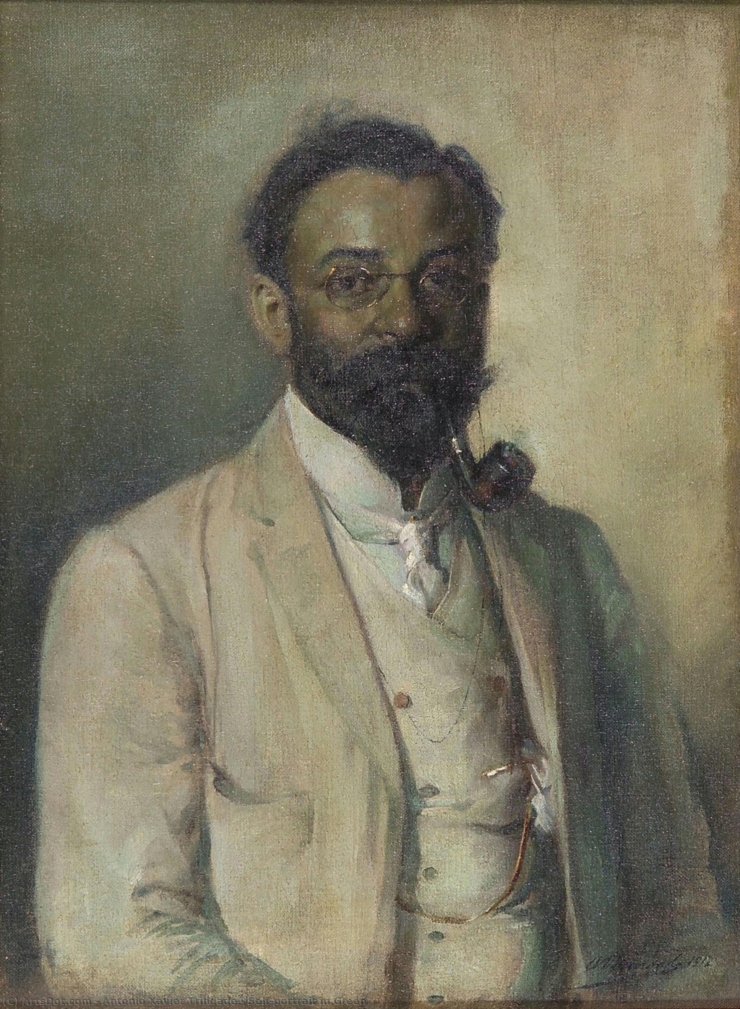 Portret U Zelenoj — António Xavier Trindade