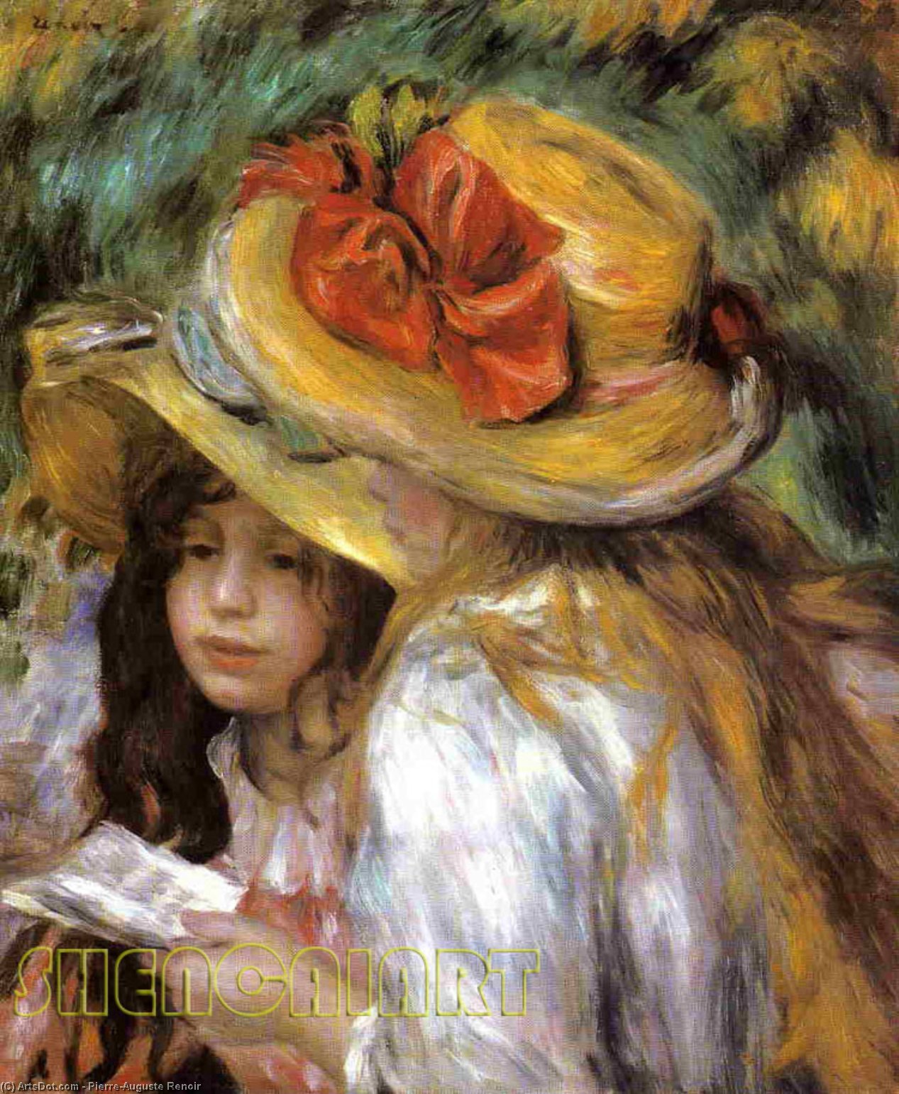Due Ragazze Che Leggono — Pierre-auguste Renoir