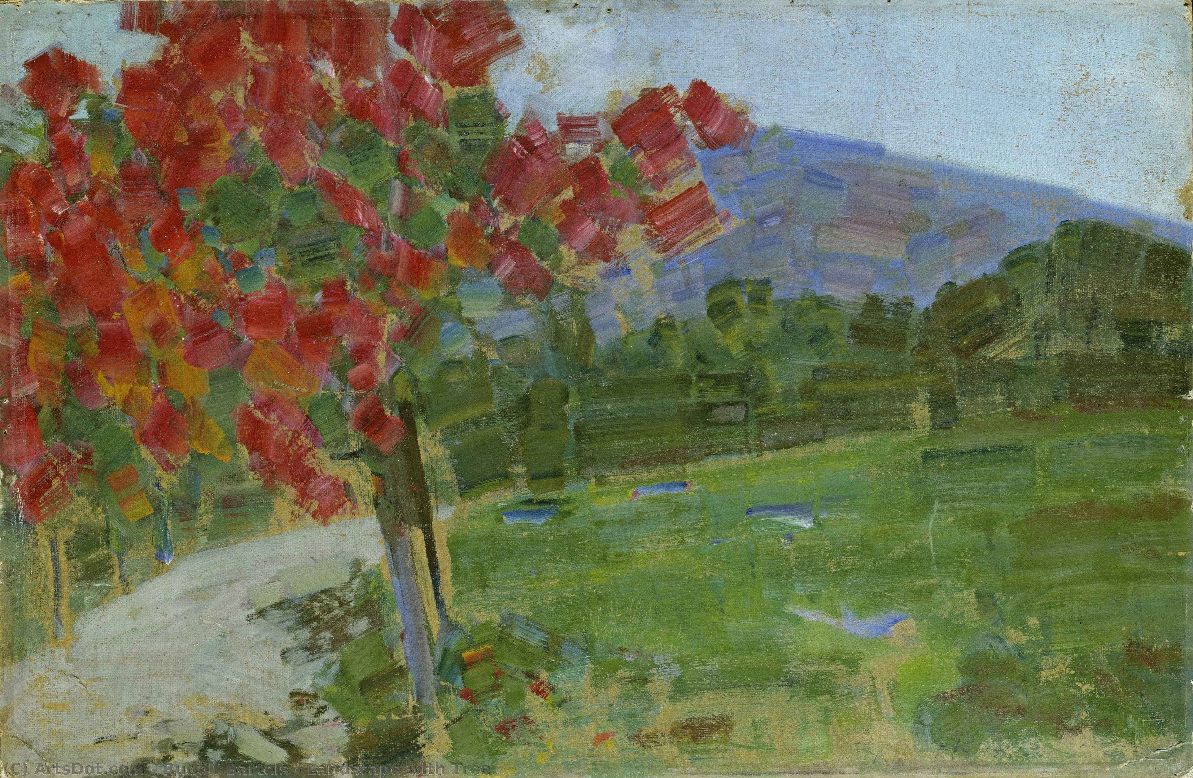Landscape With Tree — Rudolf Bartels