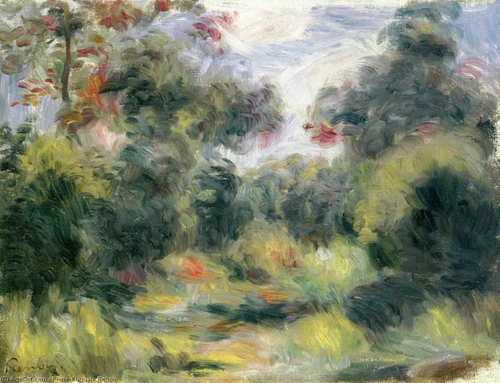 Úklid — Pierre-auguste Renoir
