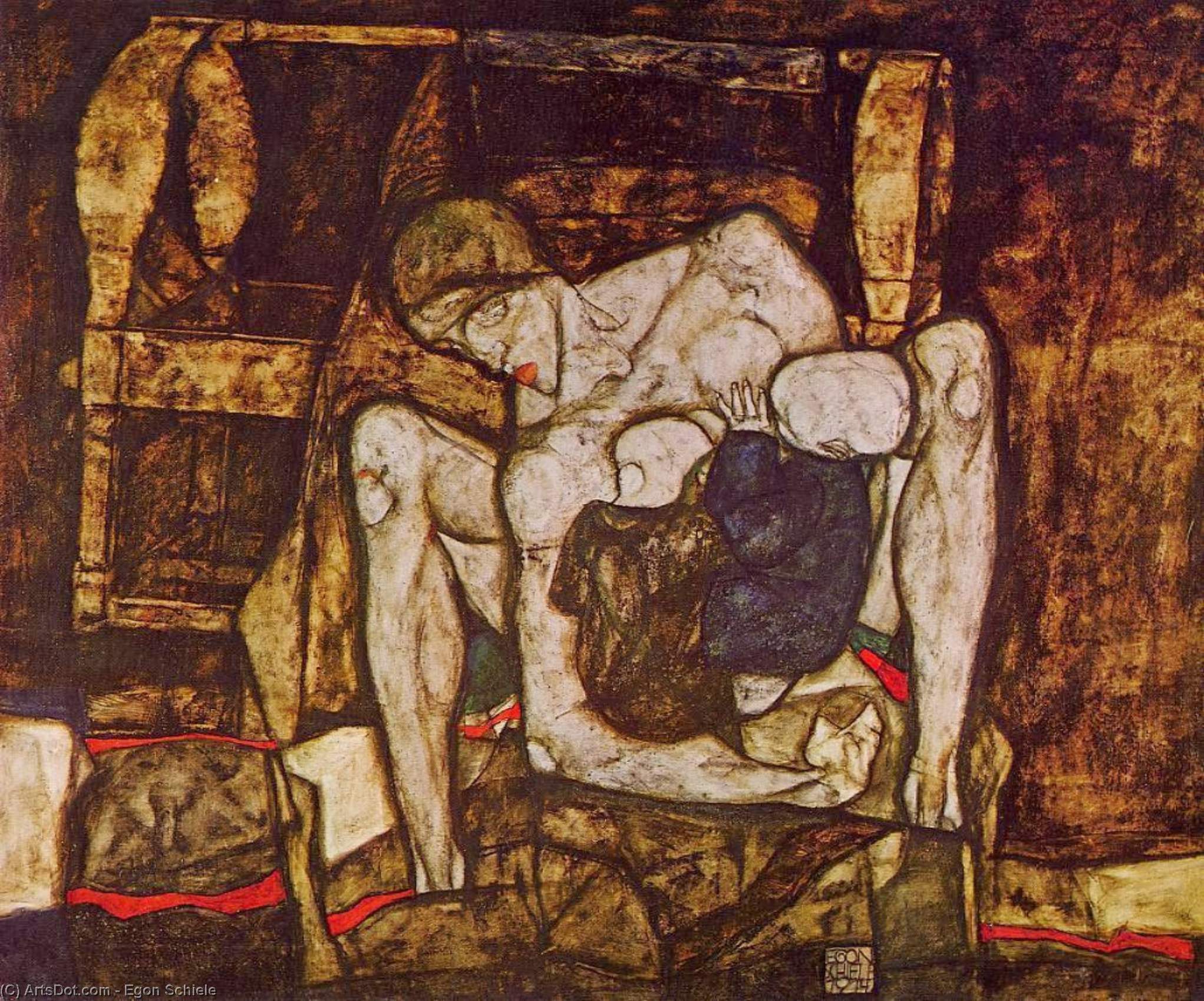 Die Blinde Mutter — Egon Schiele