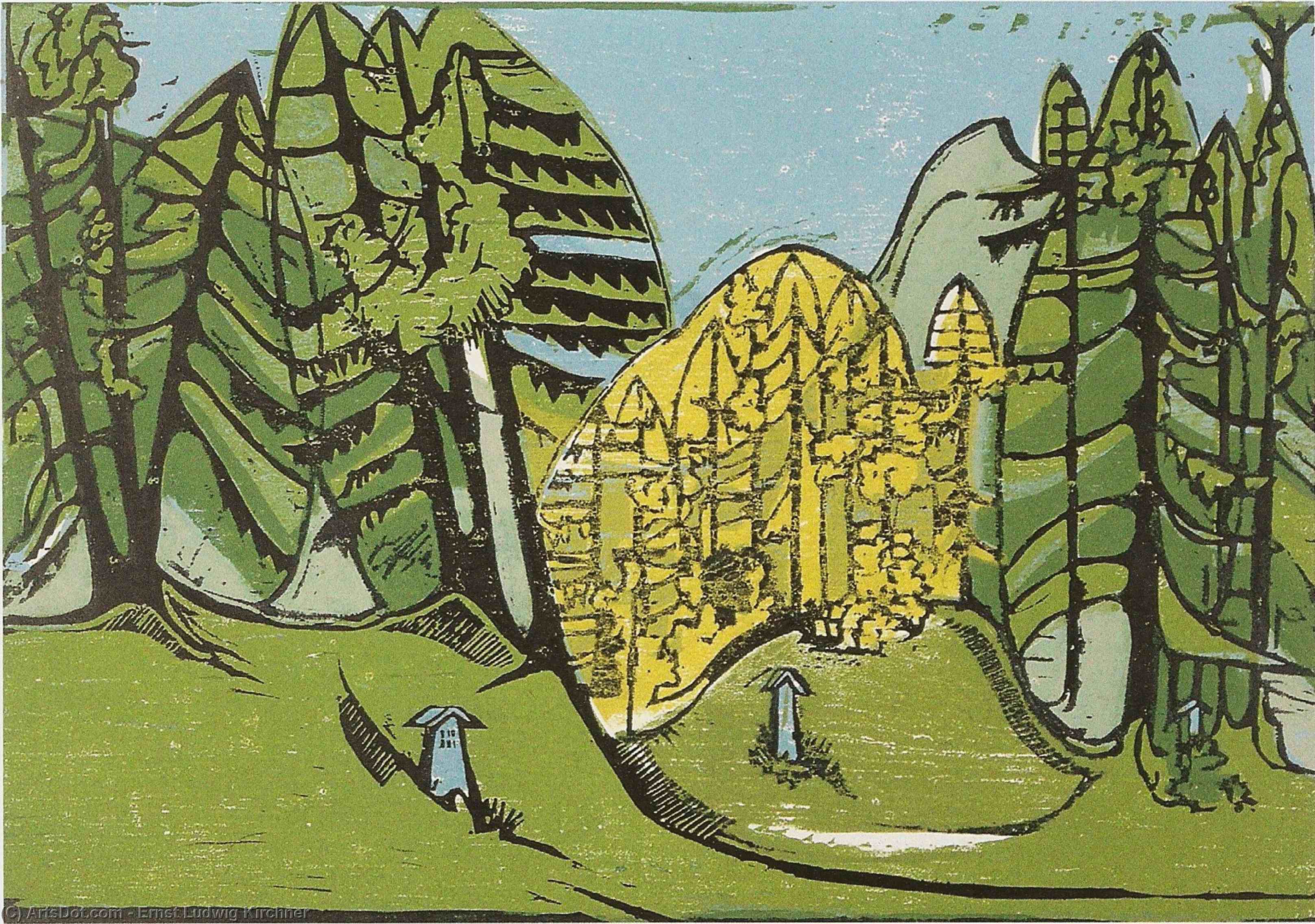 Waldfriedhof — Ernst Ludwig Kirchner