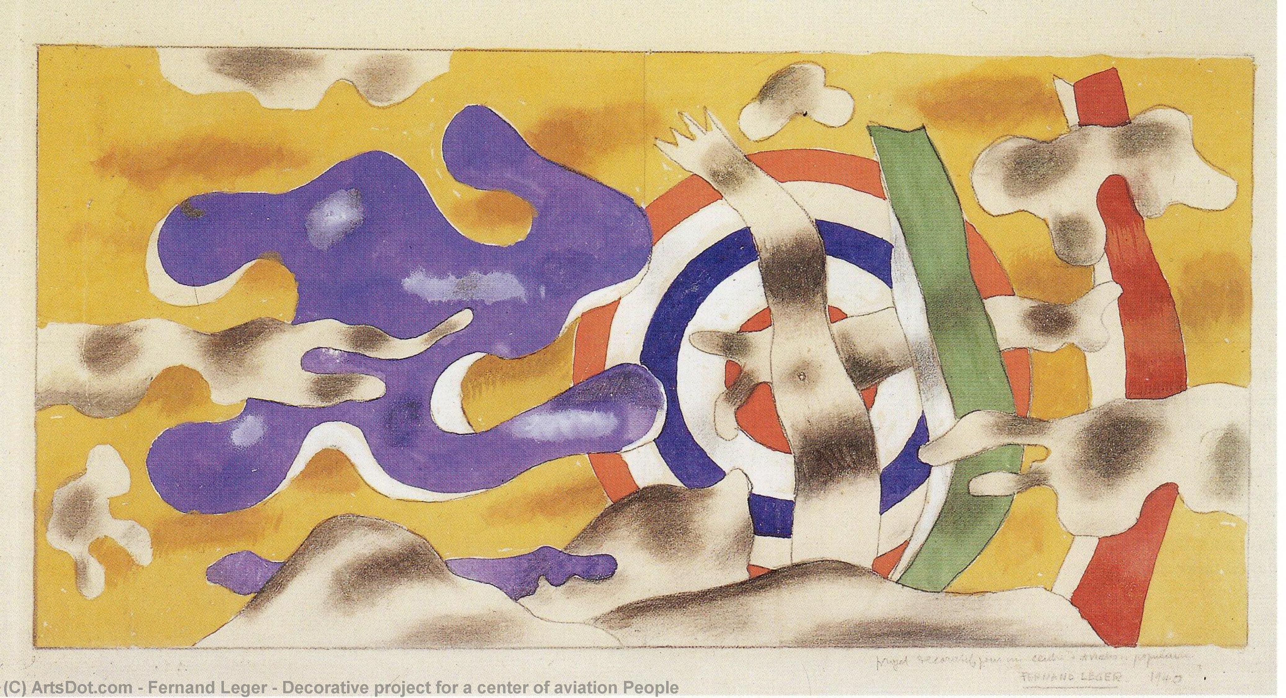 Progetto Decorativo Per Un Centro Dell'aviazione — Fernand Léger