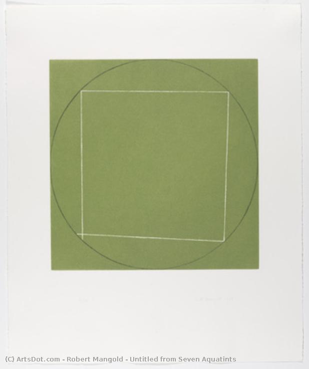 Untitled From Seven Aquatints — Robert Mangold