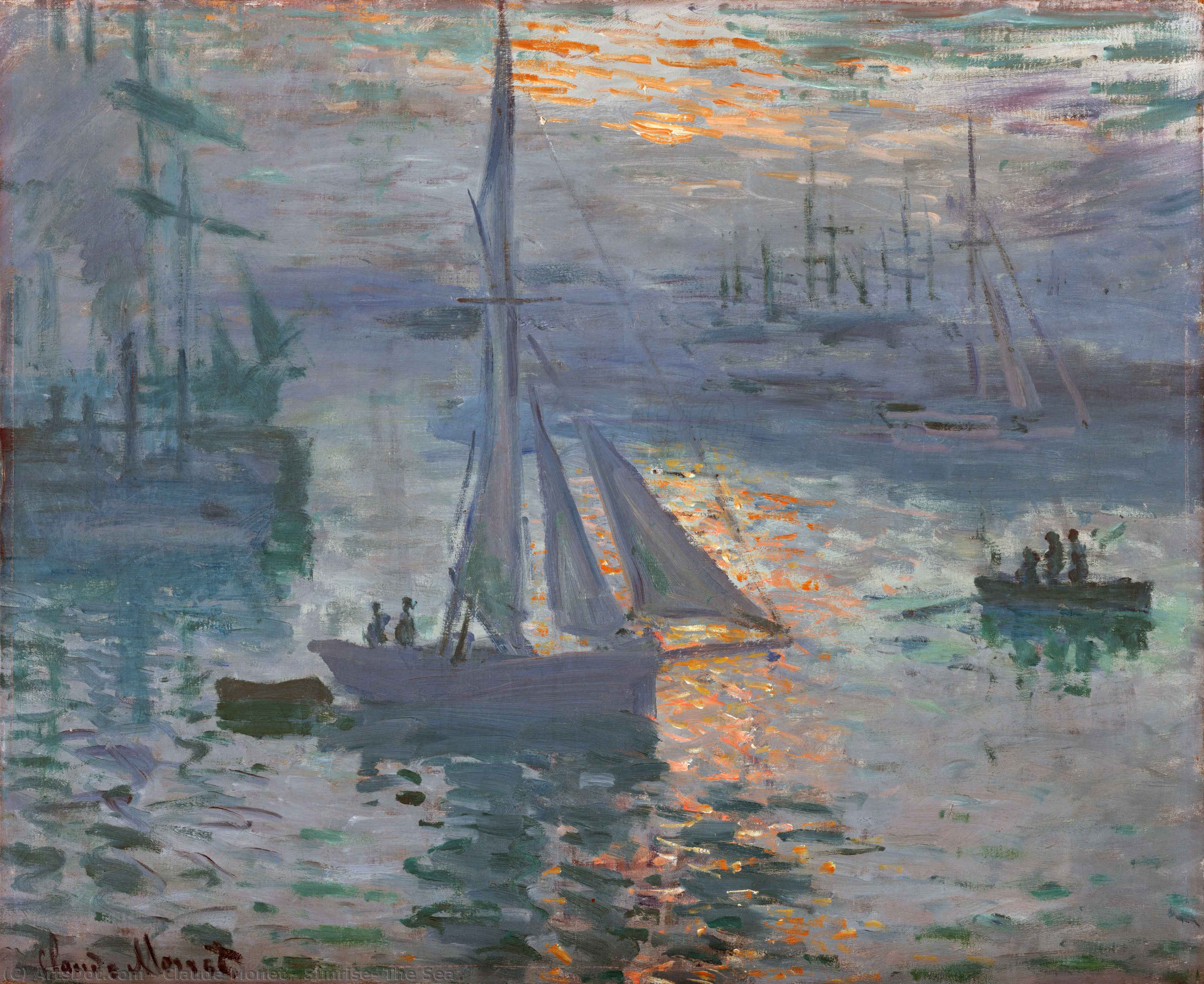 Tramonto Sul Mare — Claude Monet