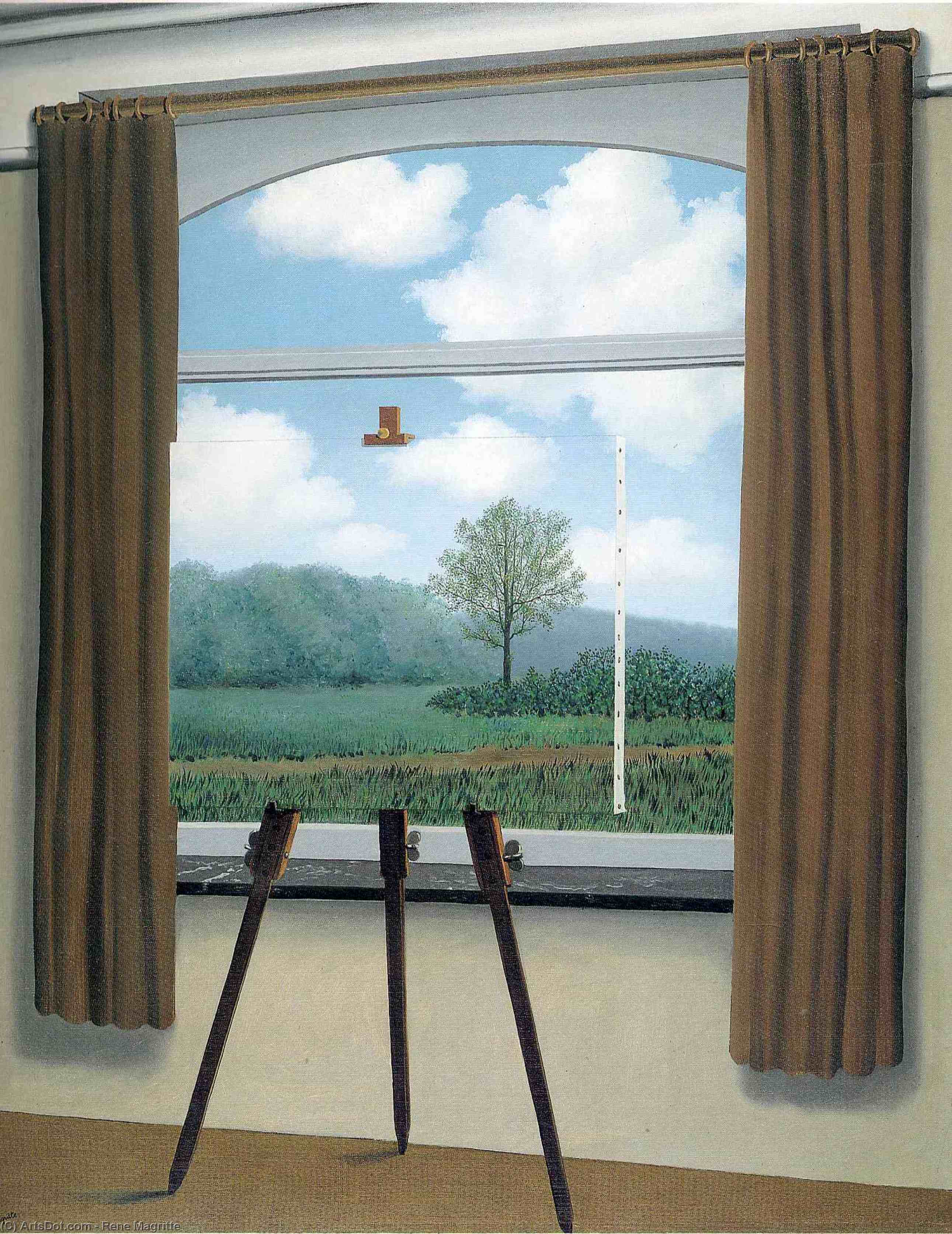 Lidské Bytí — René Magritte