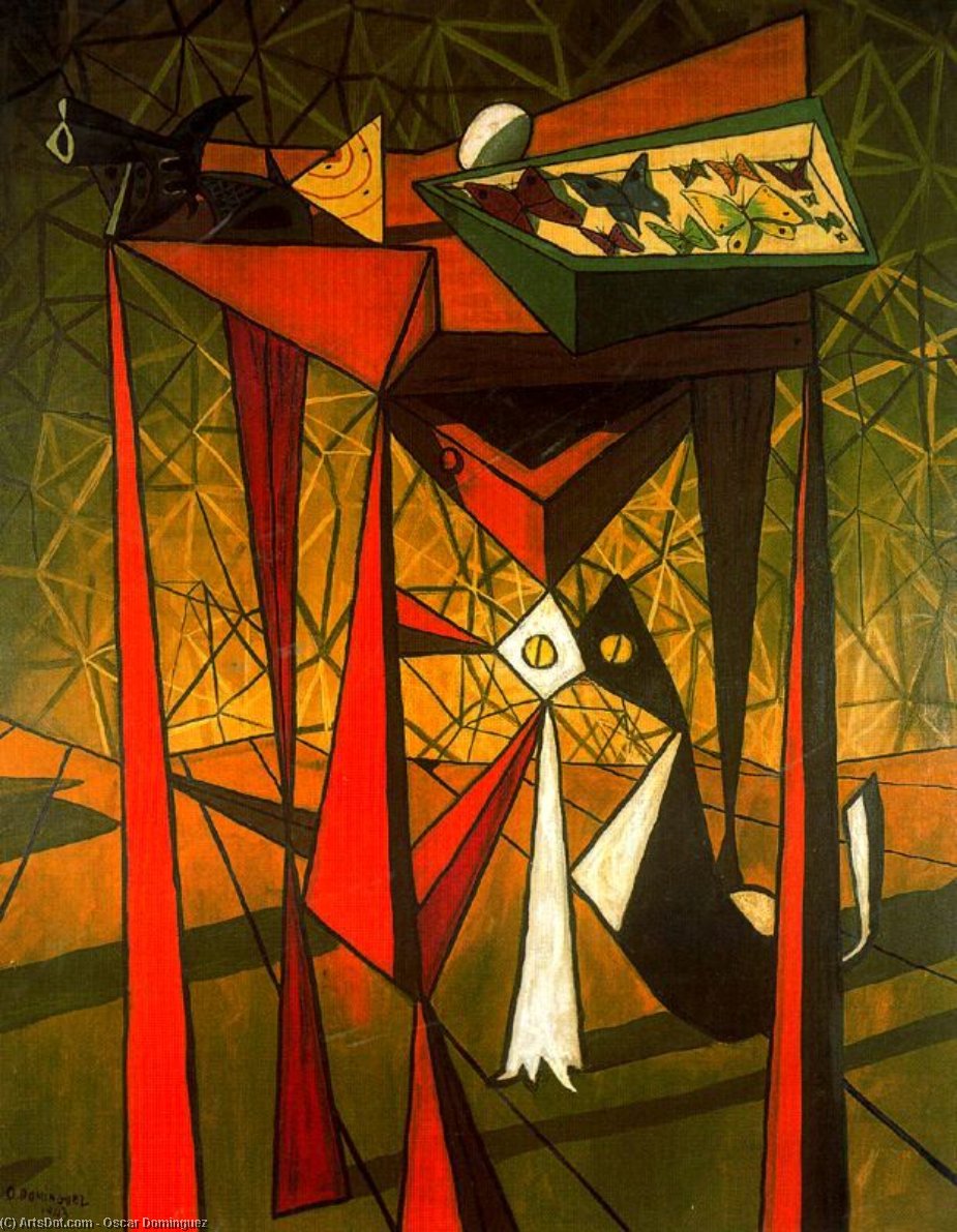 The Red Table — Oscar Dominguez