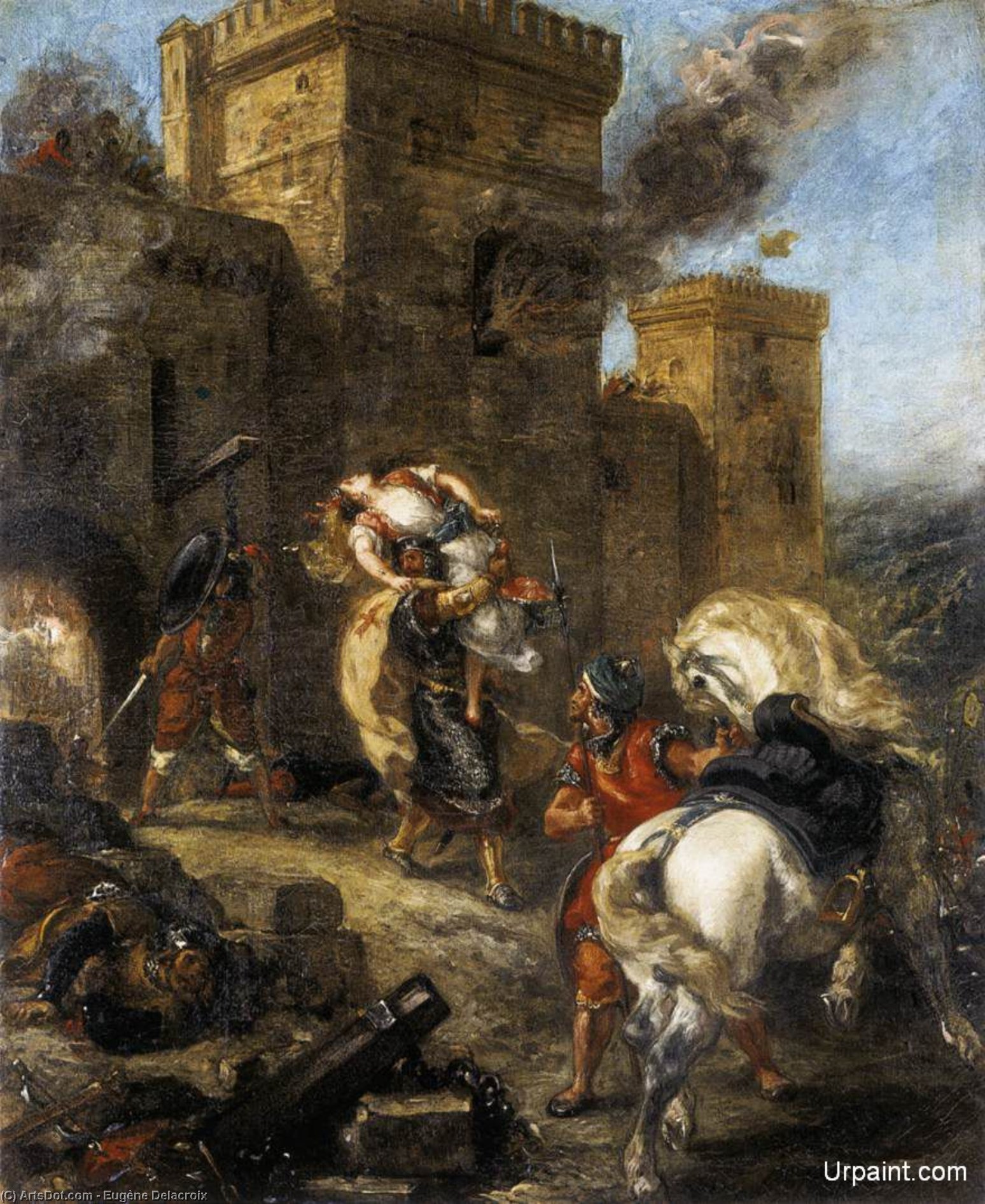 Rebecca'nın Cəddi — Eugène Delacroix