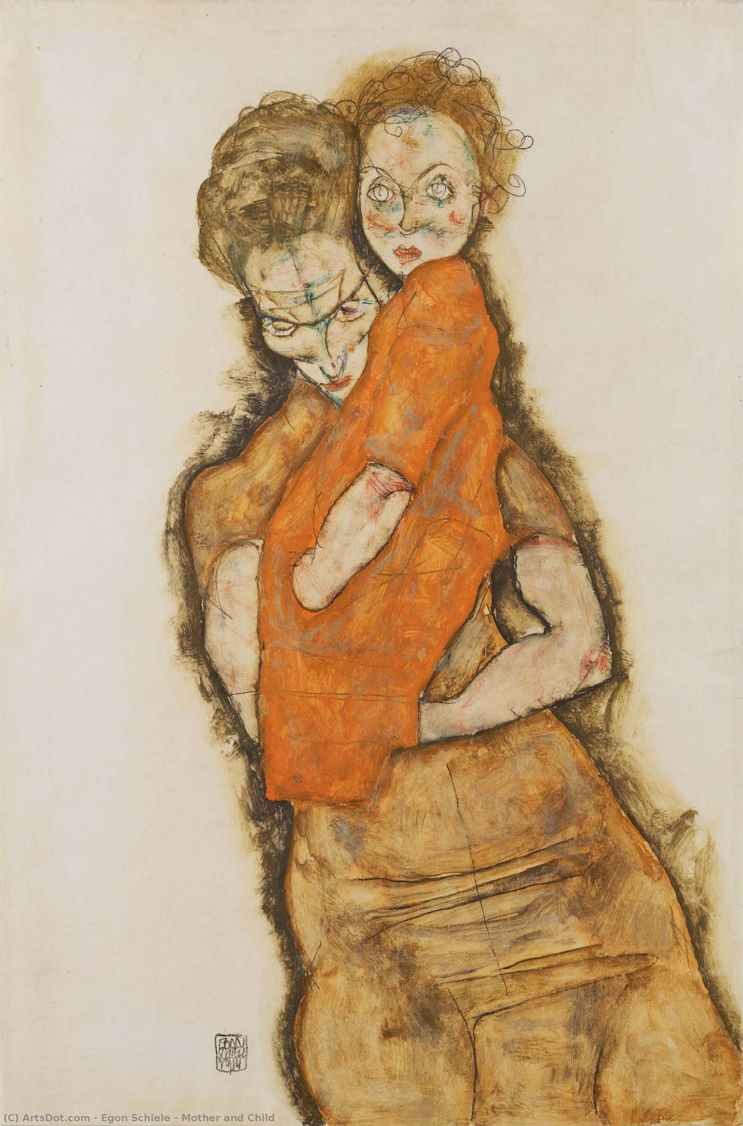 Madre E Figlio — Egon Schiele