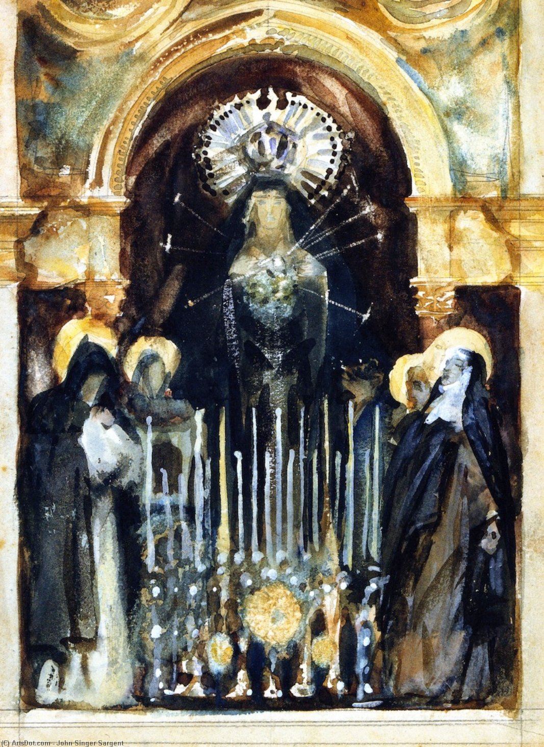 ال Virgen و القديسة، إسبانيا — جون سينغر سارجنت