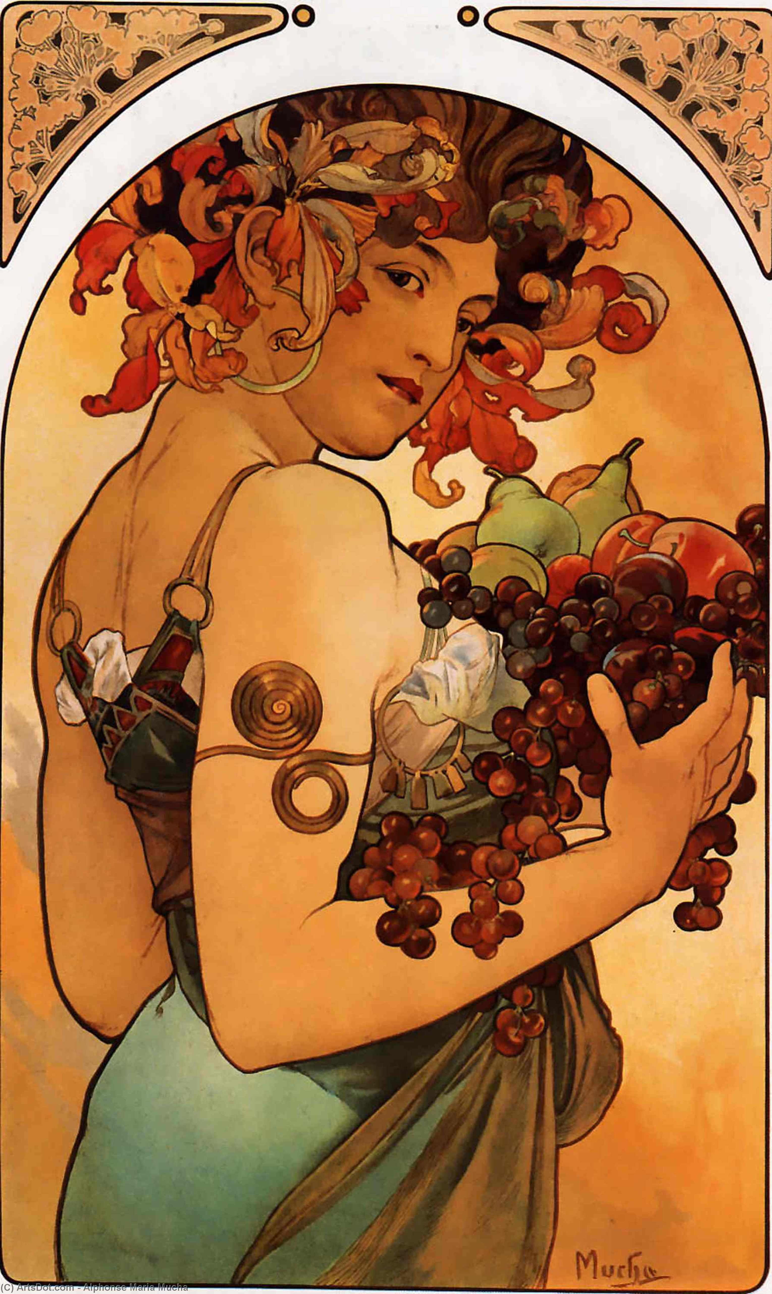 Fruit Litho — Alfons Mucha