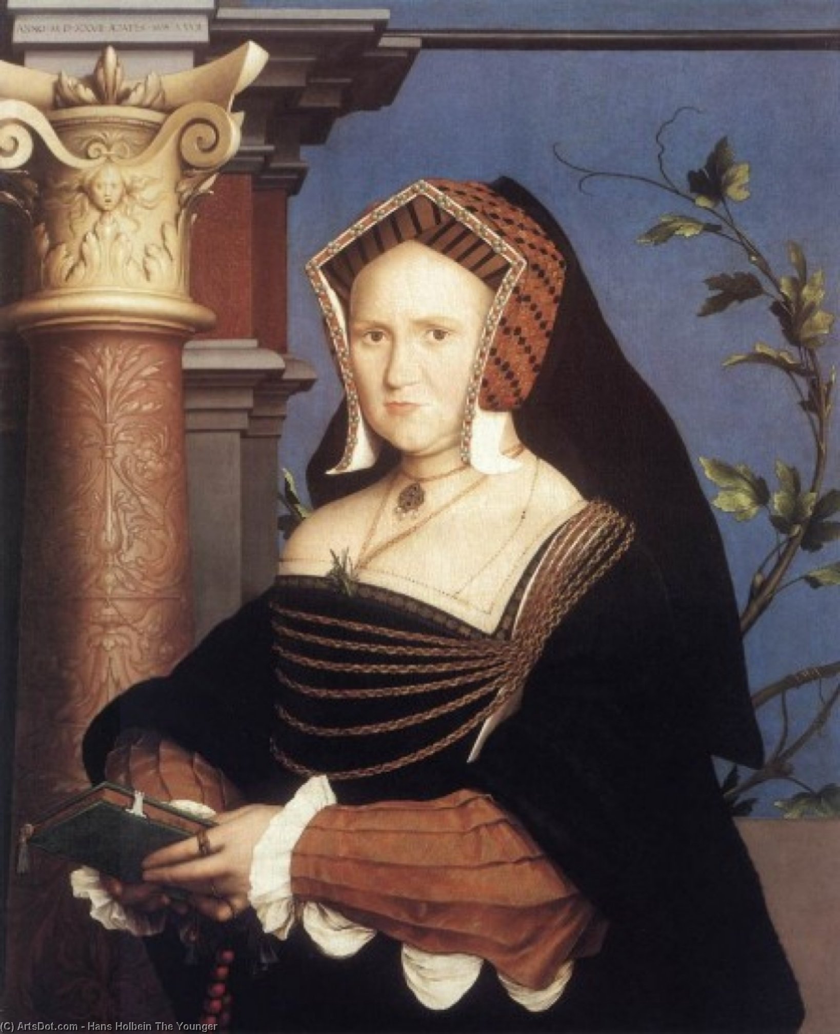 Portrættet Af Lady Mary Guildford — Hans Holbein Den Yngre
