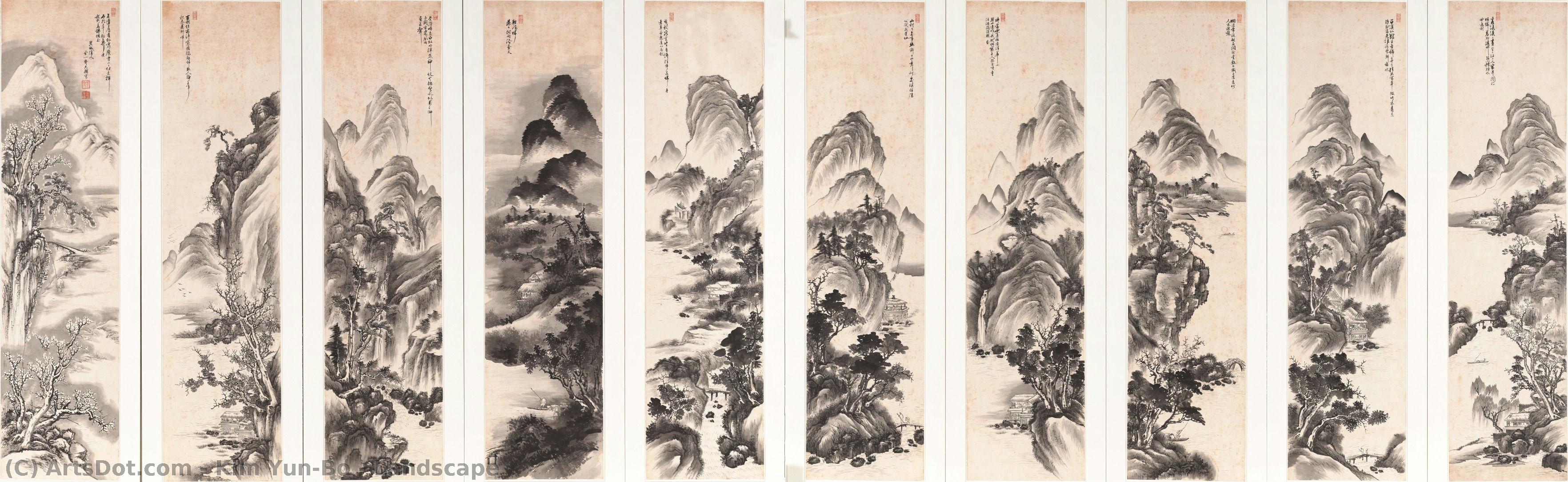 Landscape — Kim Yun-bo