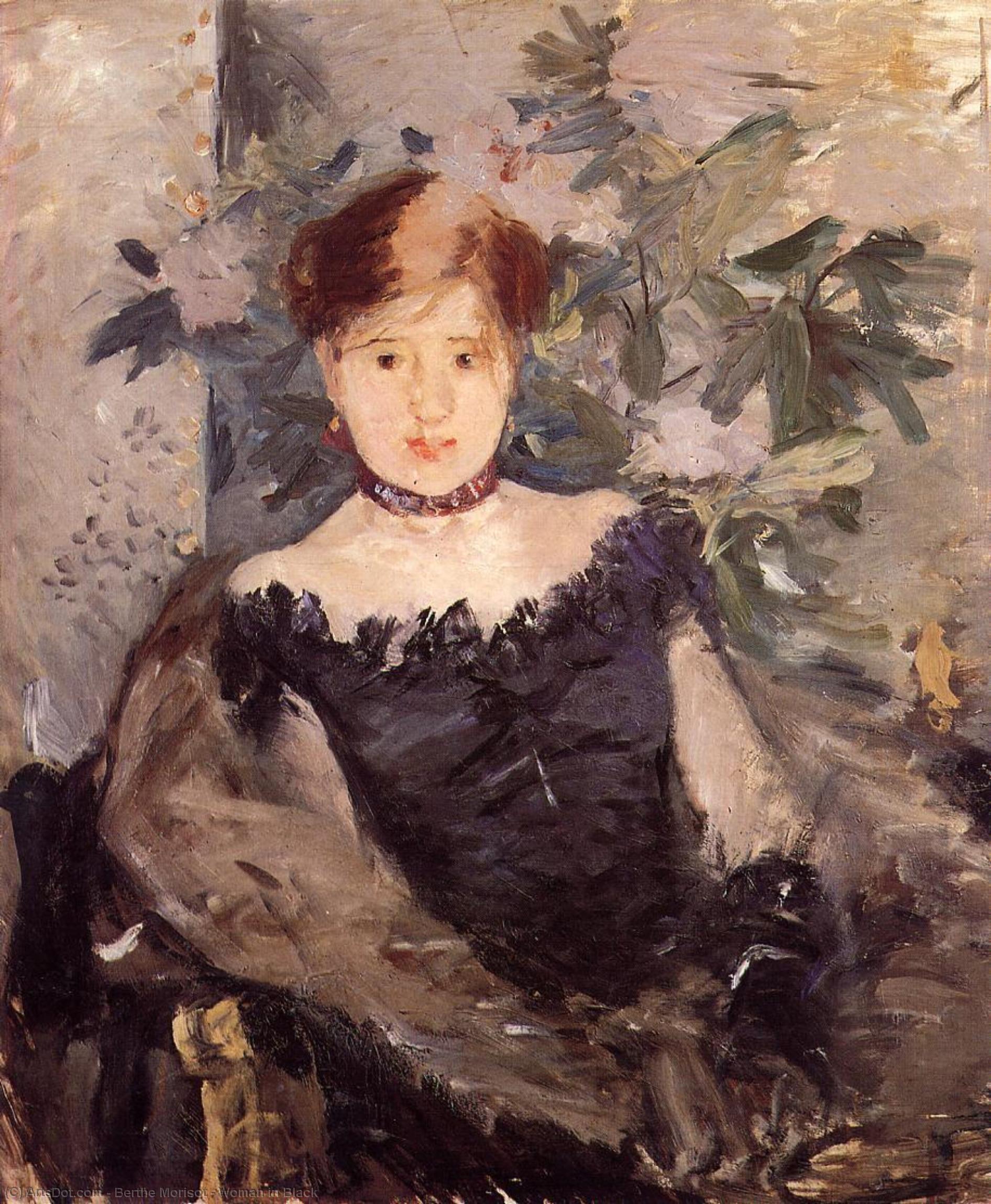 Donna In Nero — Berthe Morisot