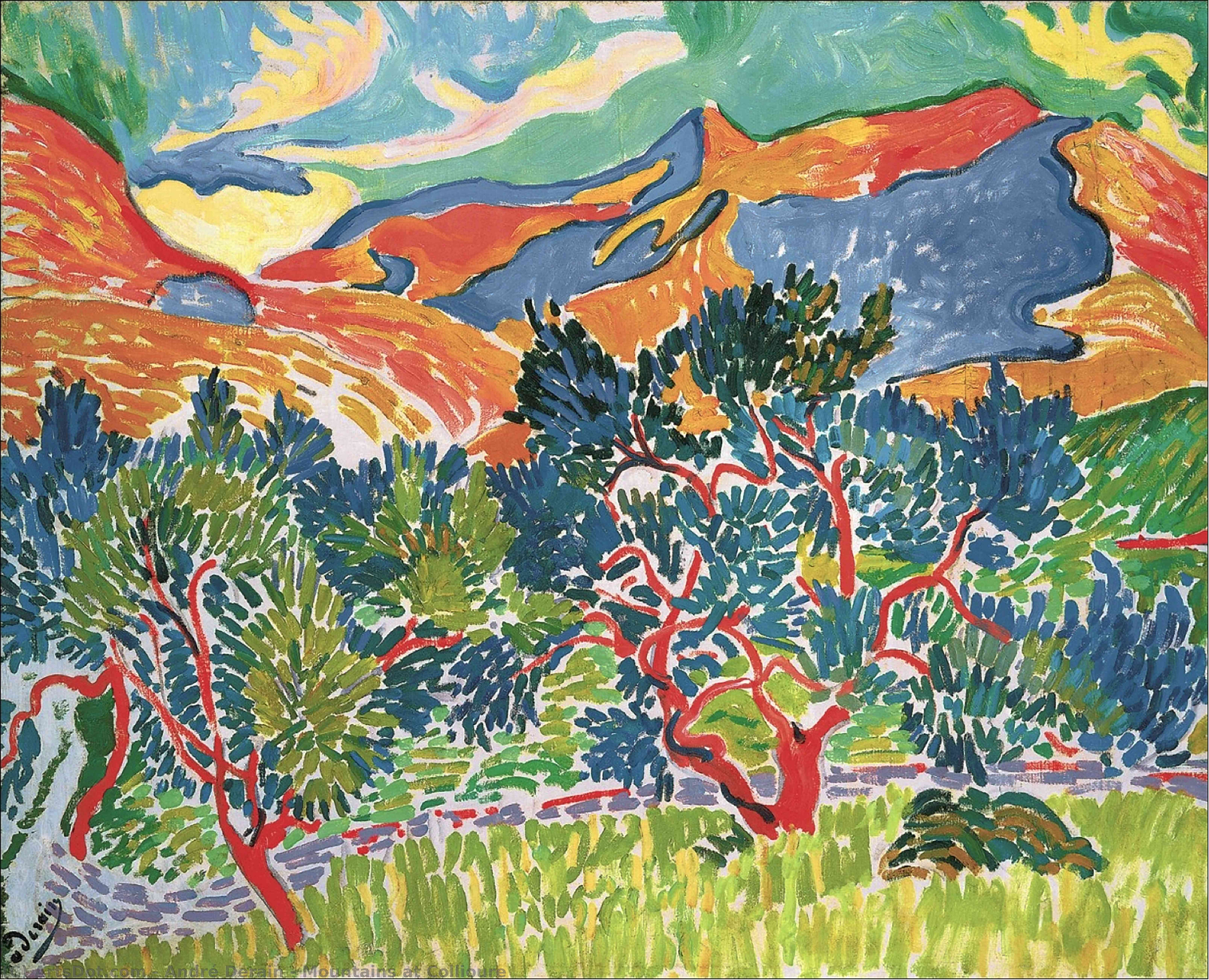 Mountains At Collioure — André Derain