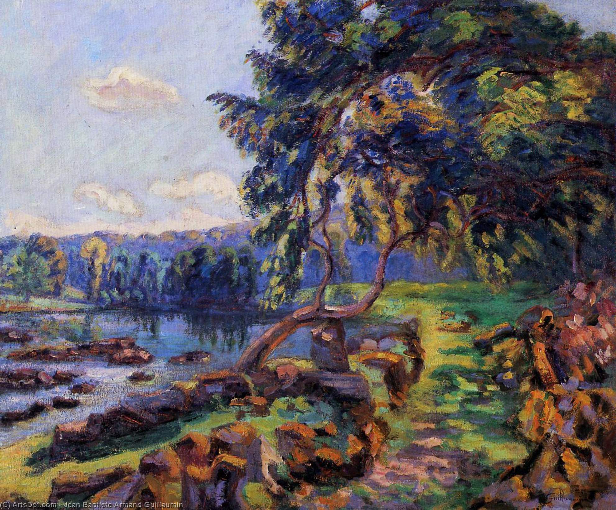 Rapids At Genetin — Ferdinand Guillaumin