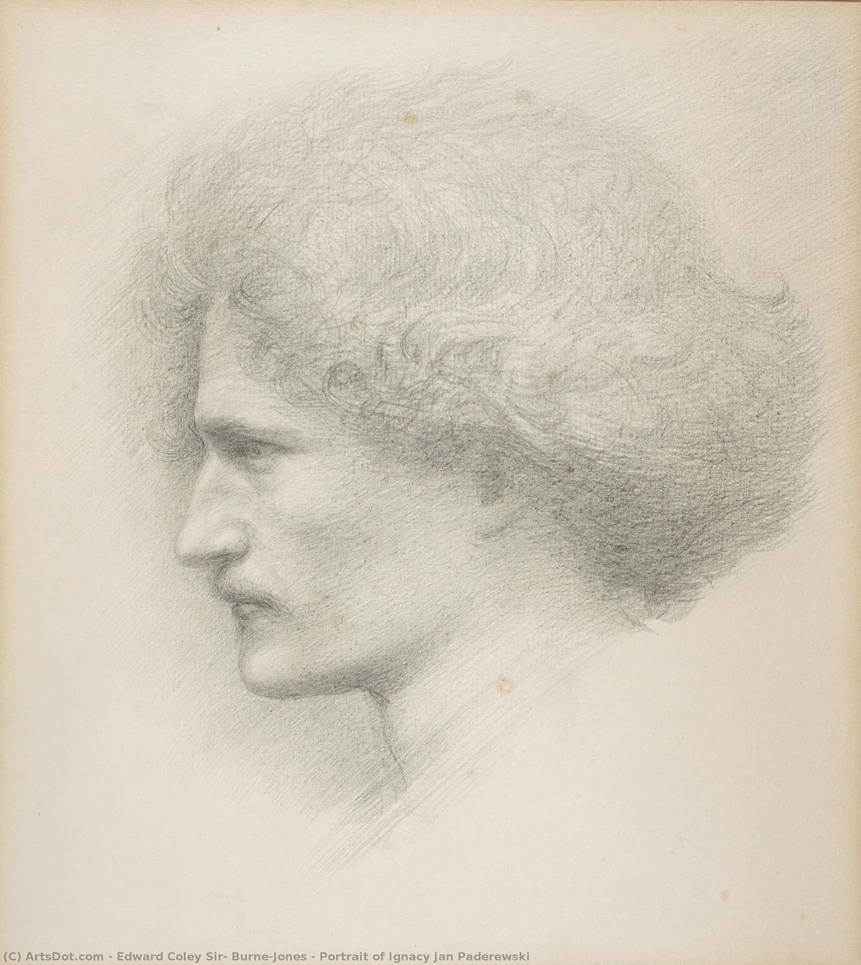 Retrato De Ignacy Jan Paderewski — Edward Coley Burne-jones