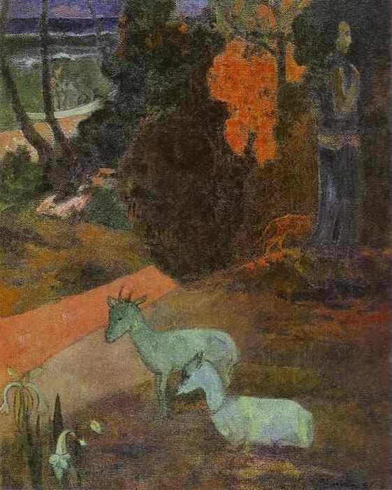 Paesaggio Con Due Capre — Eugène Henri Paul Gauguin