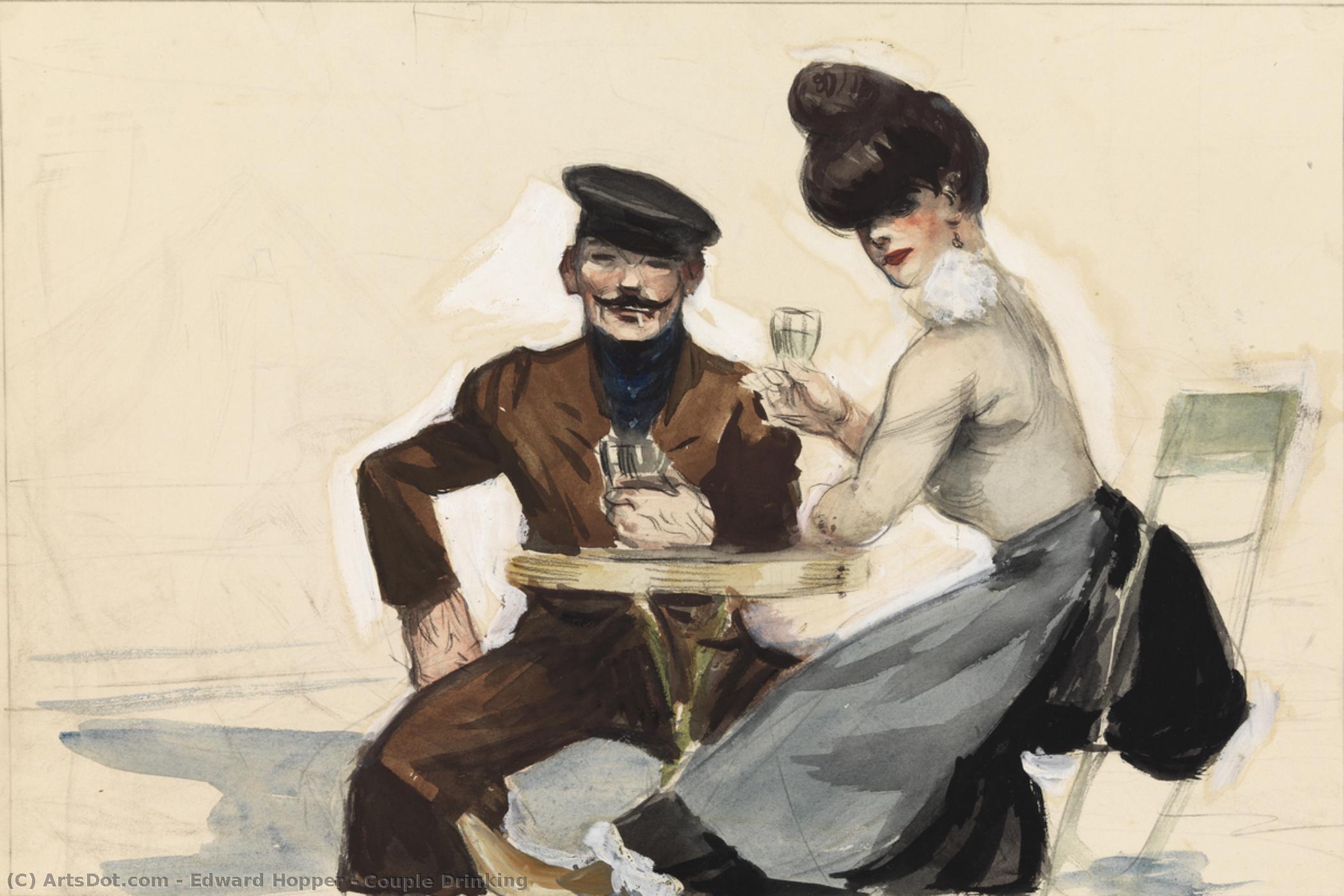 Edward Hopper, Pareja Bebiendo