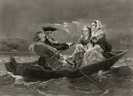 Lady Harriet Ackland On Her Way To Visit The Camp — Alonzo Chappel