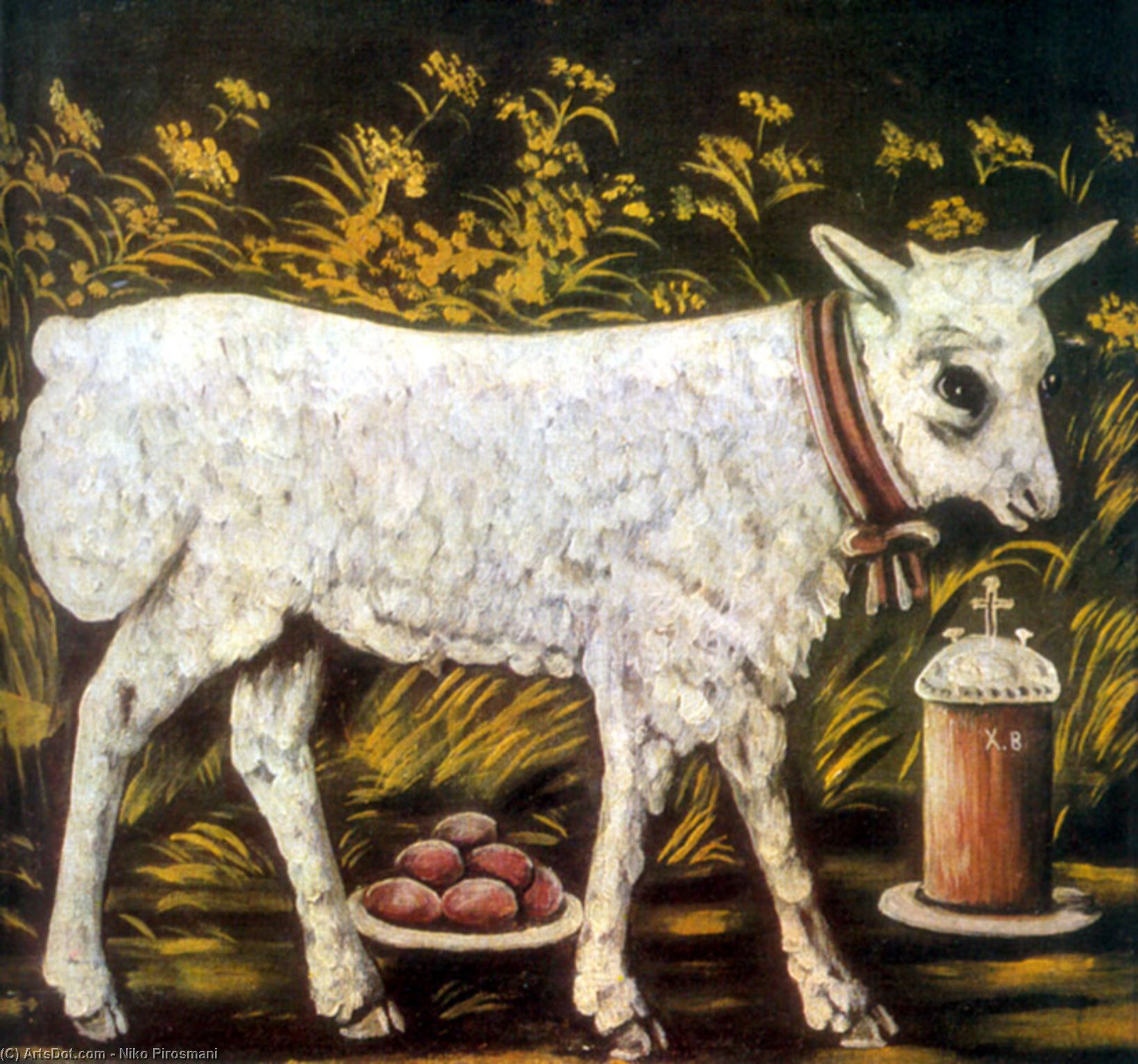 Easter Lamb — Niko Pirosmani