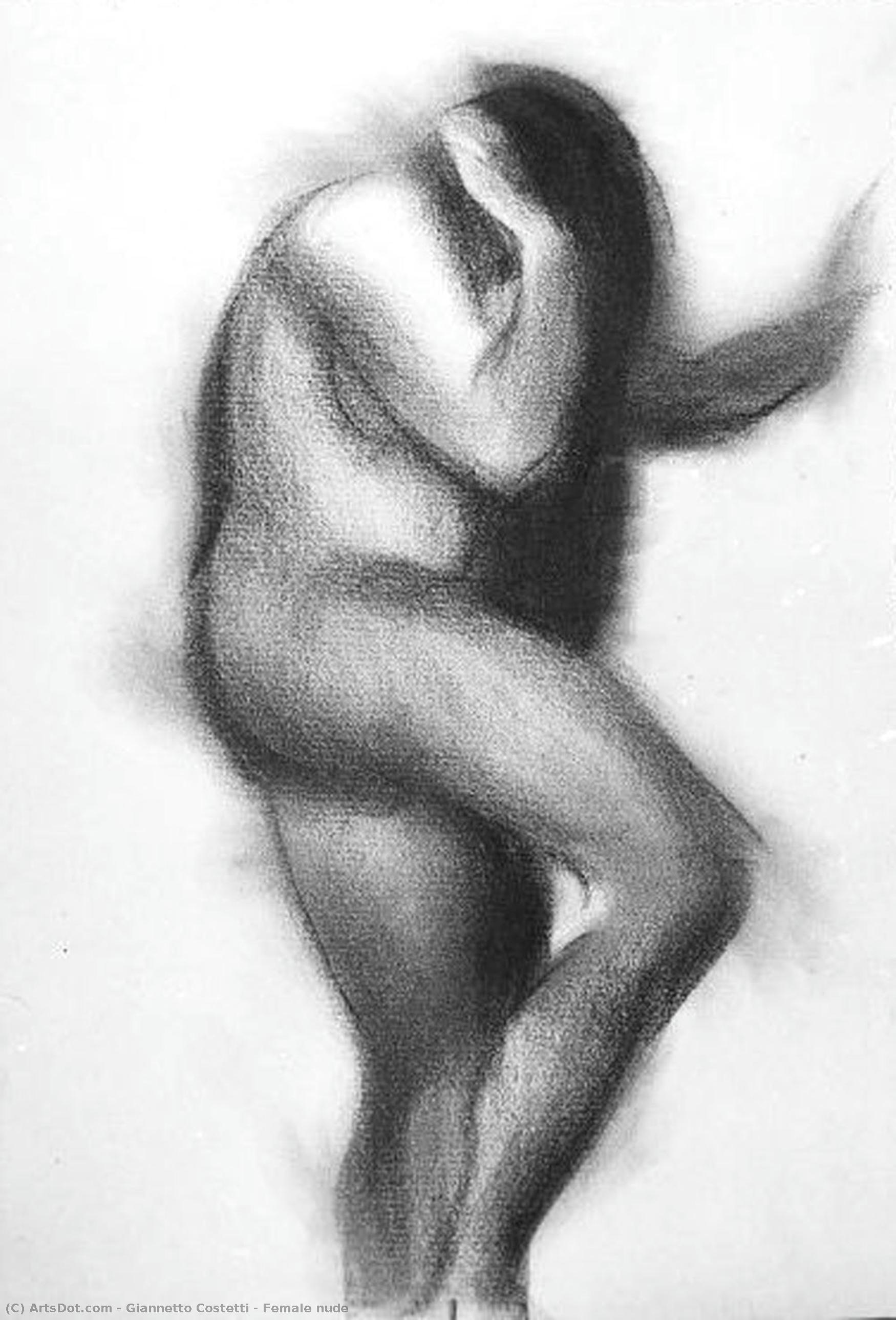 Female Nude — Giannetto Costetti