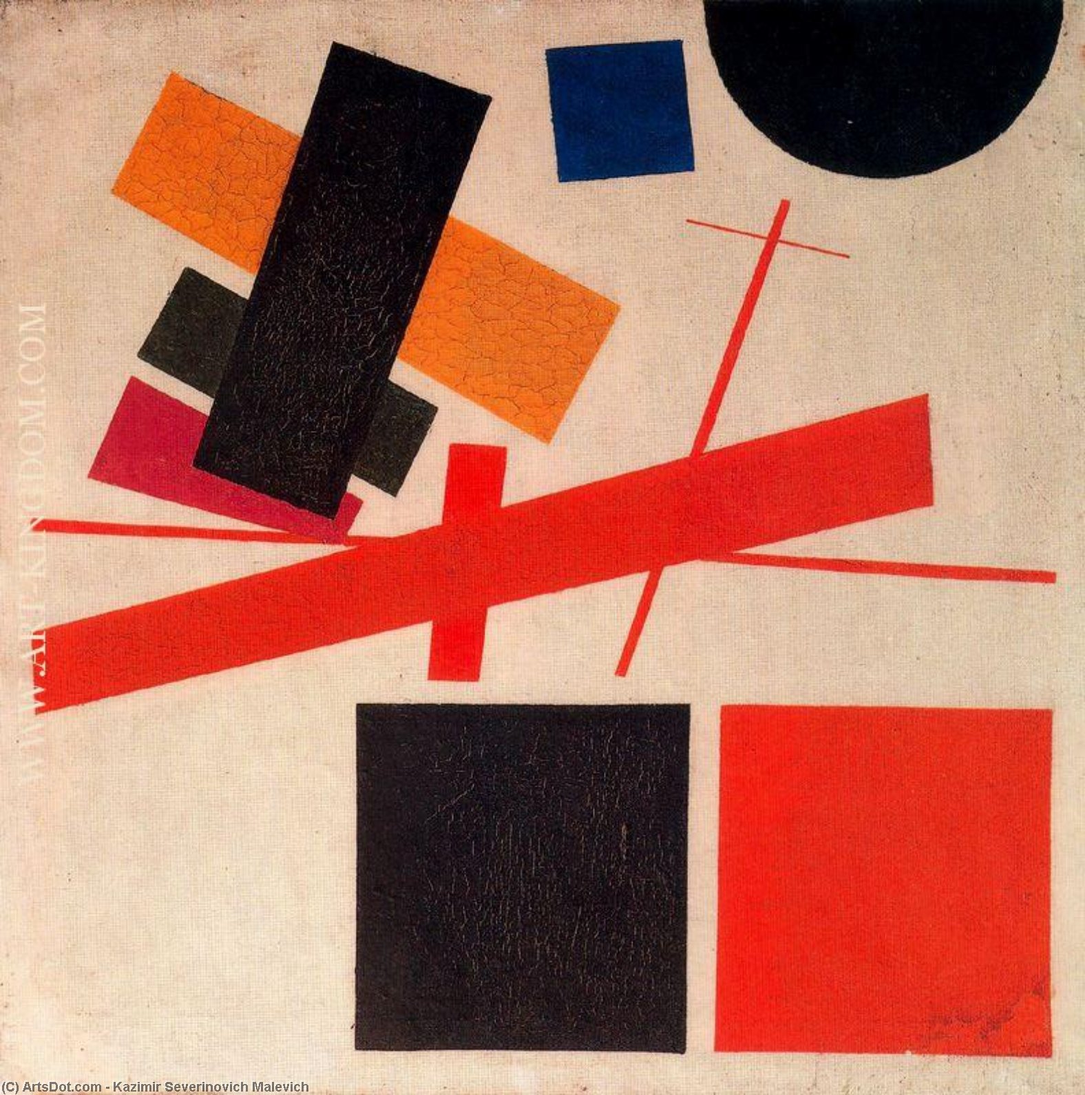Suprematism. Nonobjective Composition — Kazimír Malevič