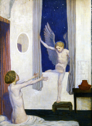 Cupid's Visit — Robert Anning Bell
