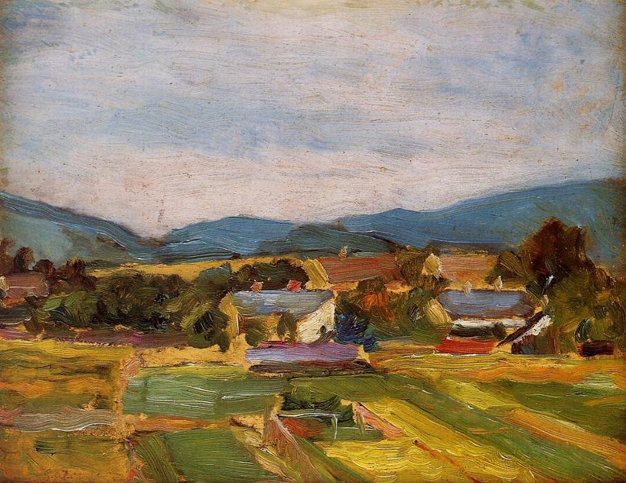 Paesaggio In Bassa Austria — Egon Schiele