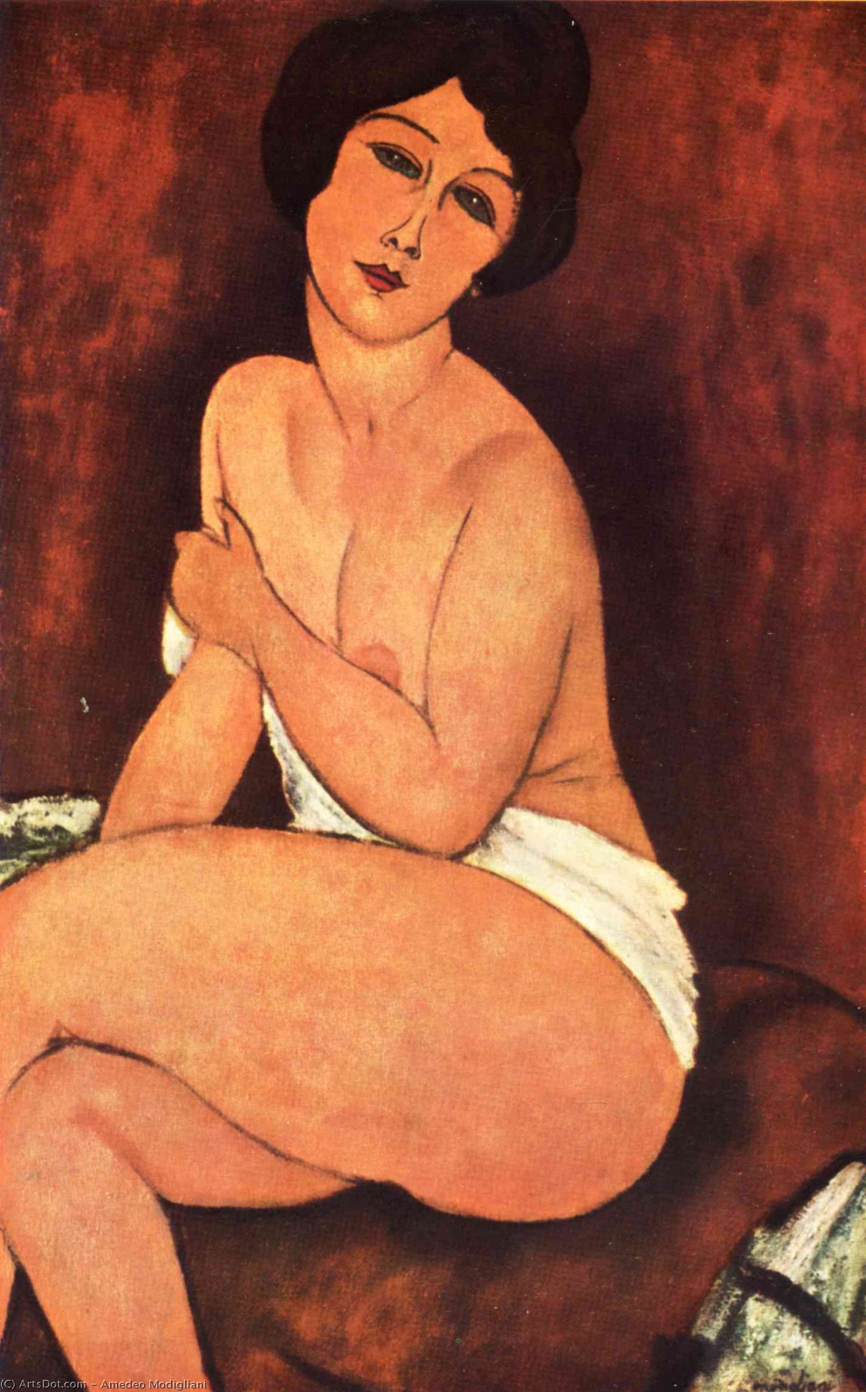 Nu Assis — Amedeo Clemente Modigliani