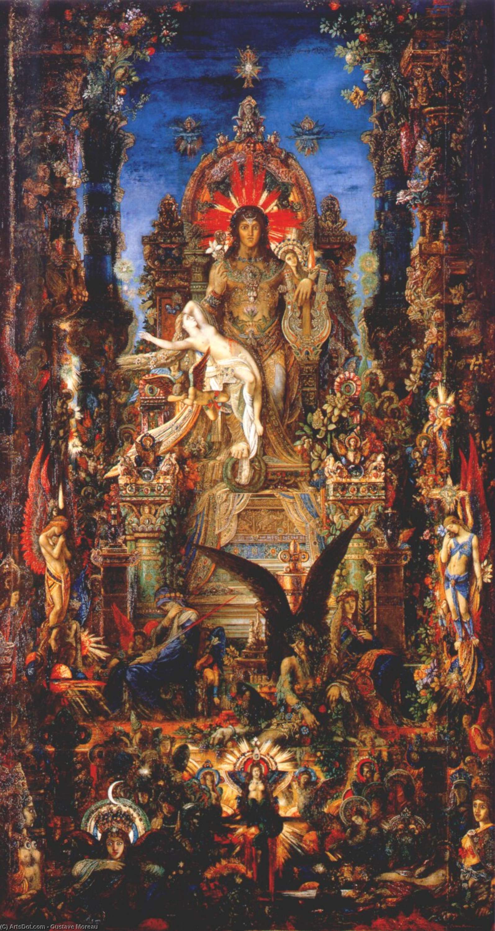 Giove E Semele — Gustave Moreau