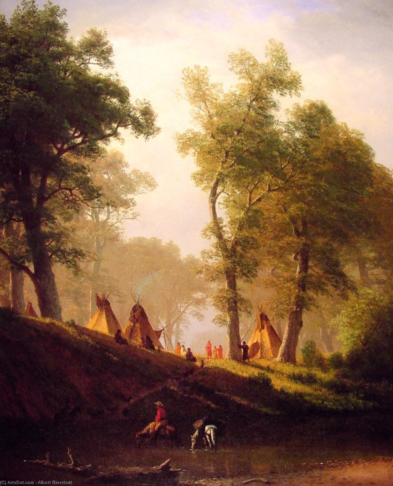 The Wolf River — Albert Bierstadt