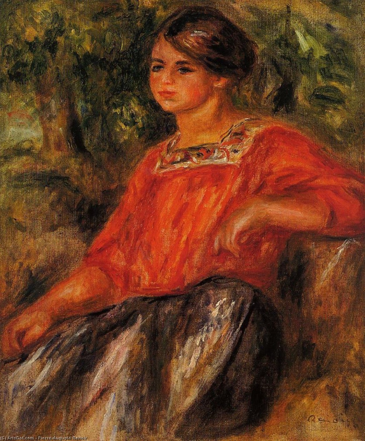 Gabriėlė Žoleje Čanže — Pjero Augustas Renaras
