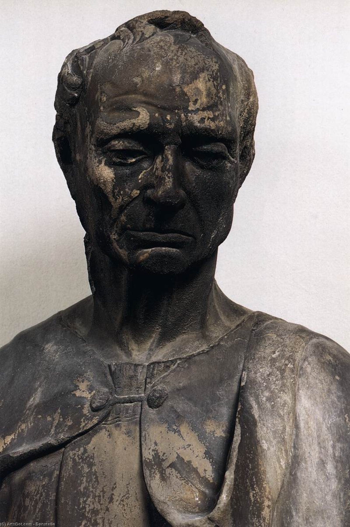 Prophet With Scroll (detail) — 多纳泰罗