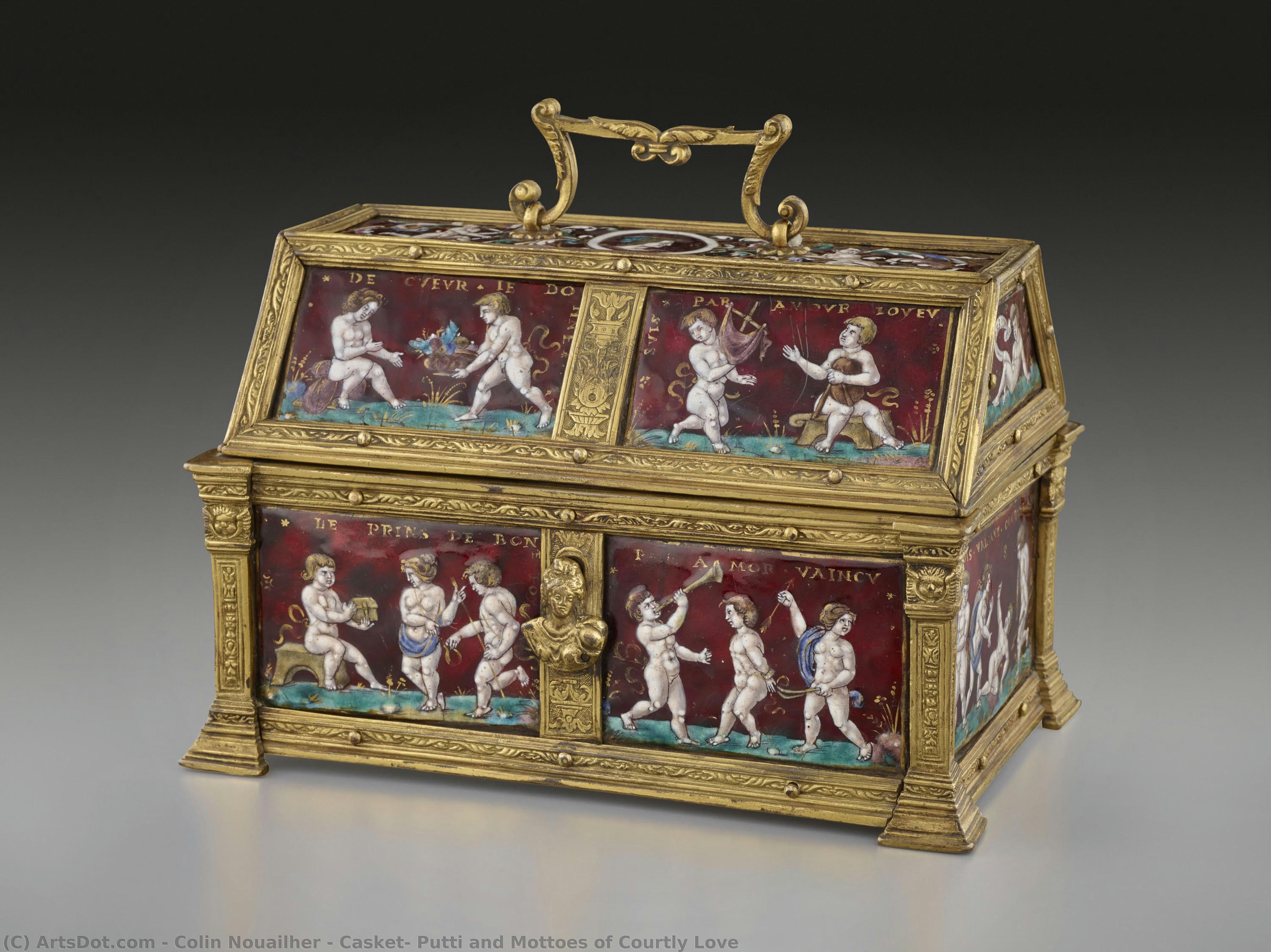 Casket: Putti And Mottoes Of Courtly Love — Colin Nouailher