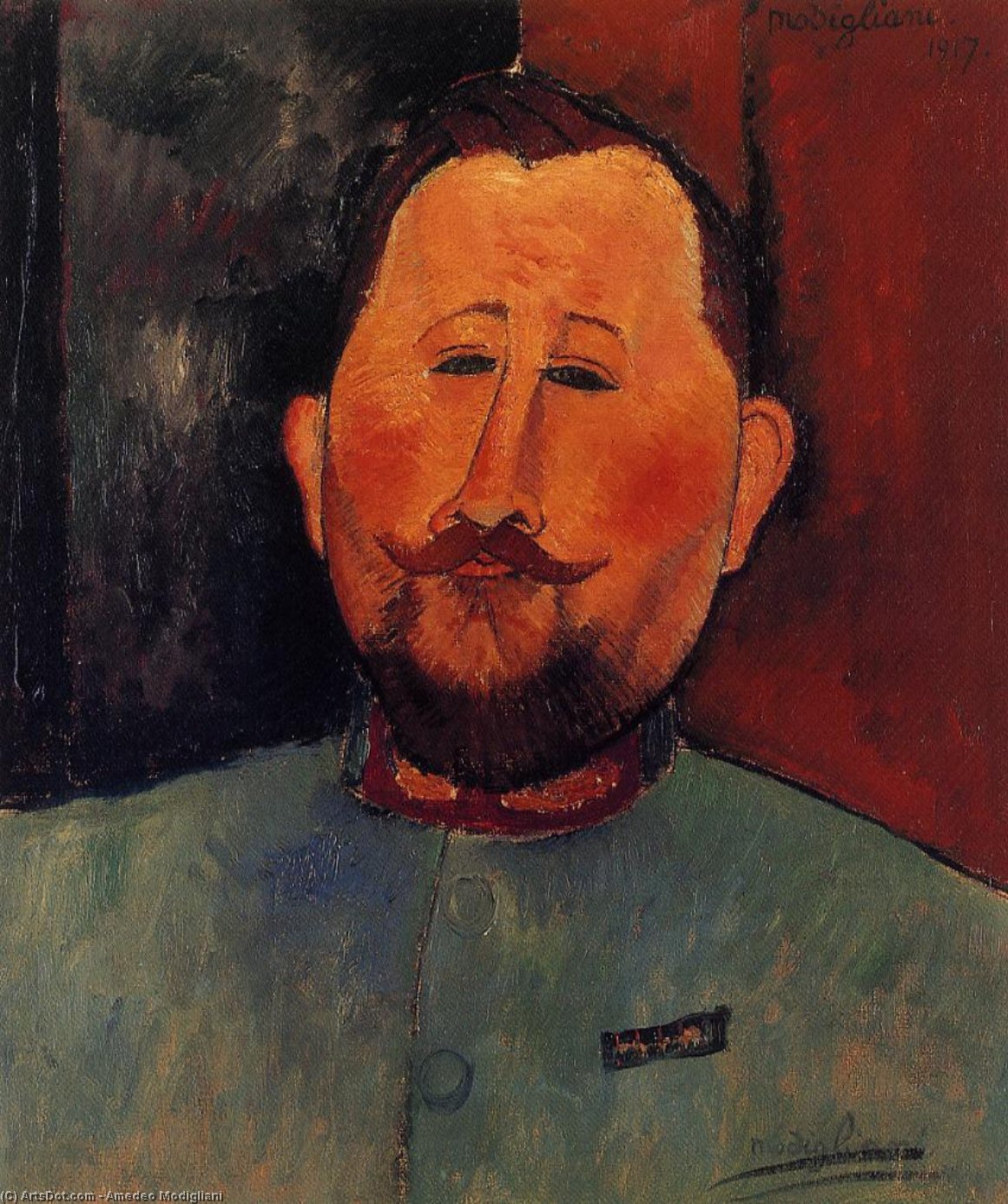 Portrait Del Dottor Devaraigne — Amedeo Modigliani