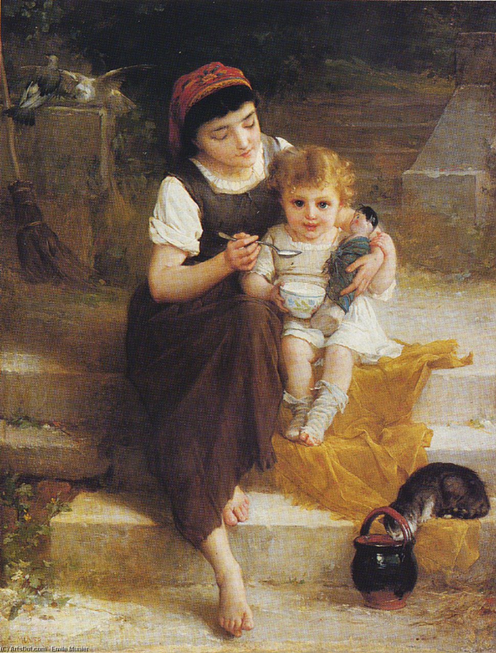 Lunch On The Steps — Emilis Munjė