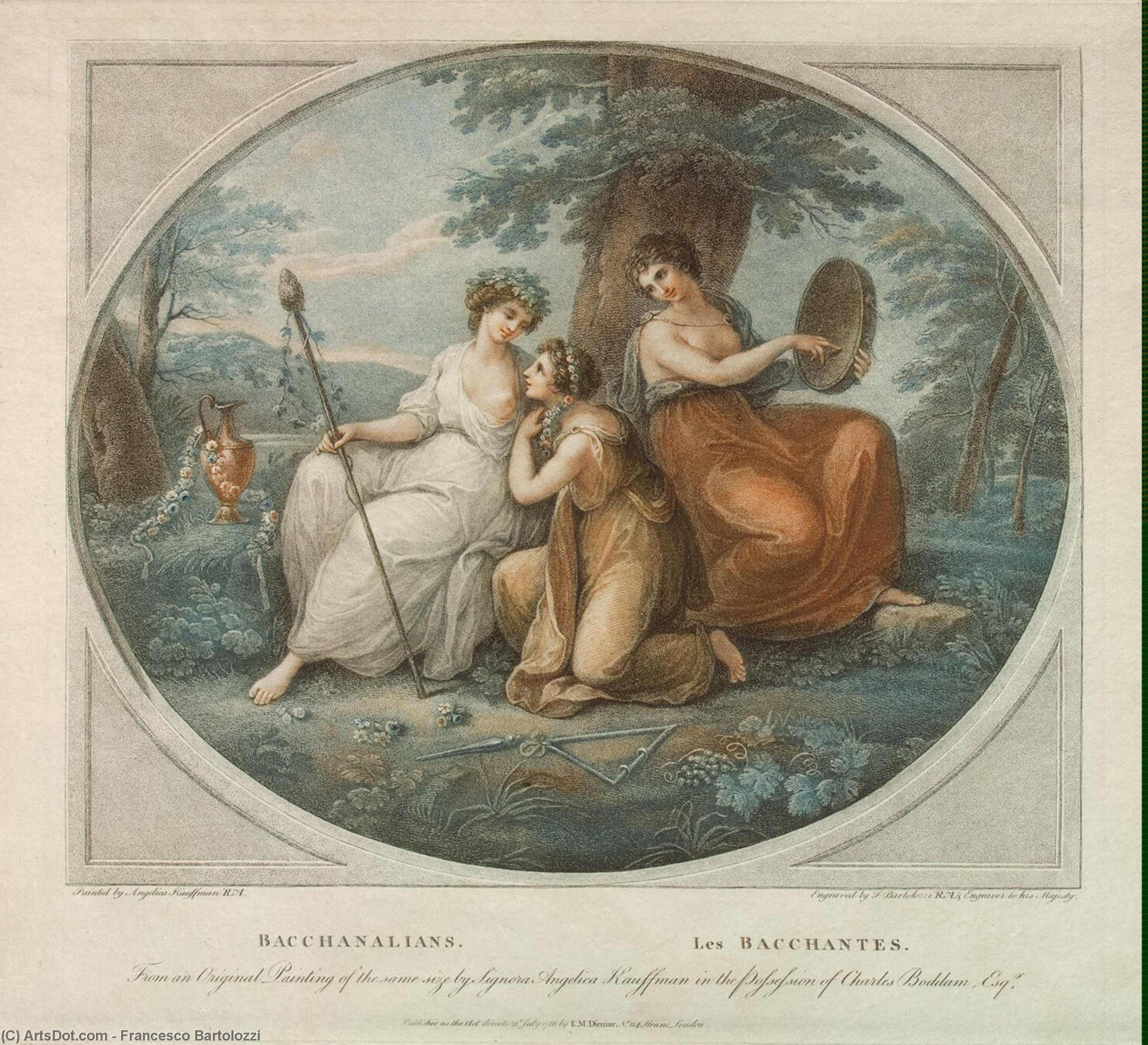 Bacchante — Francesco Bartolozzi