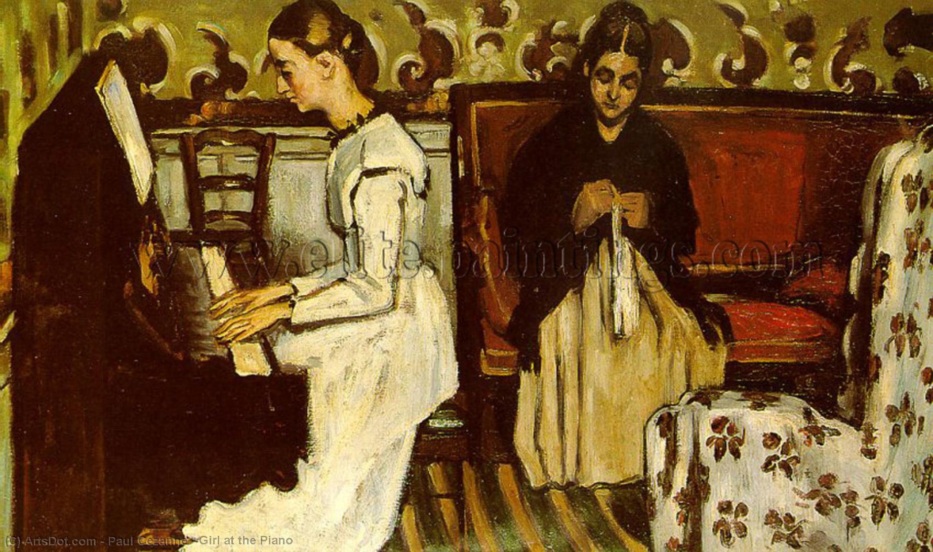 Mädchen Am Klavier — Paul Cézanne