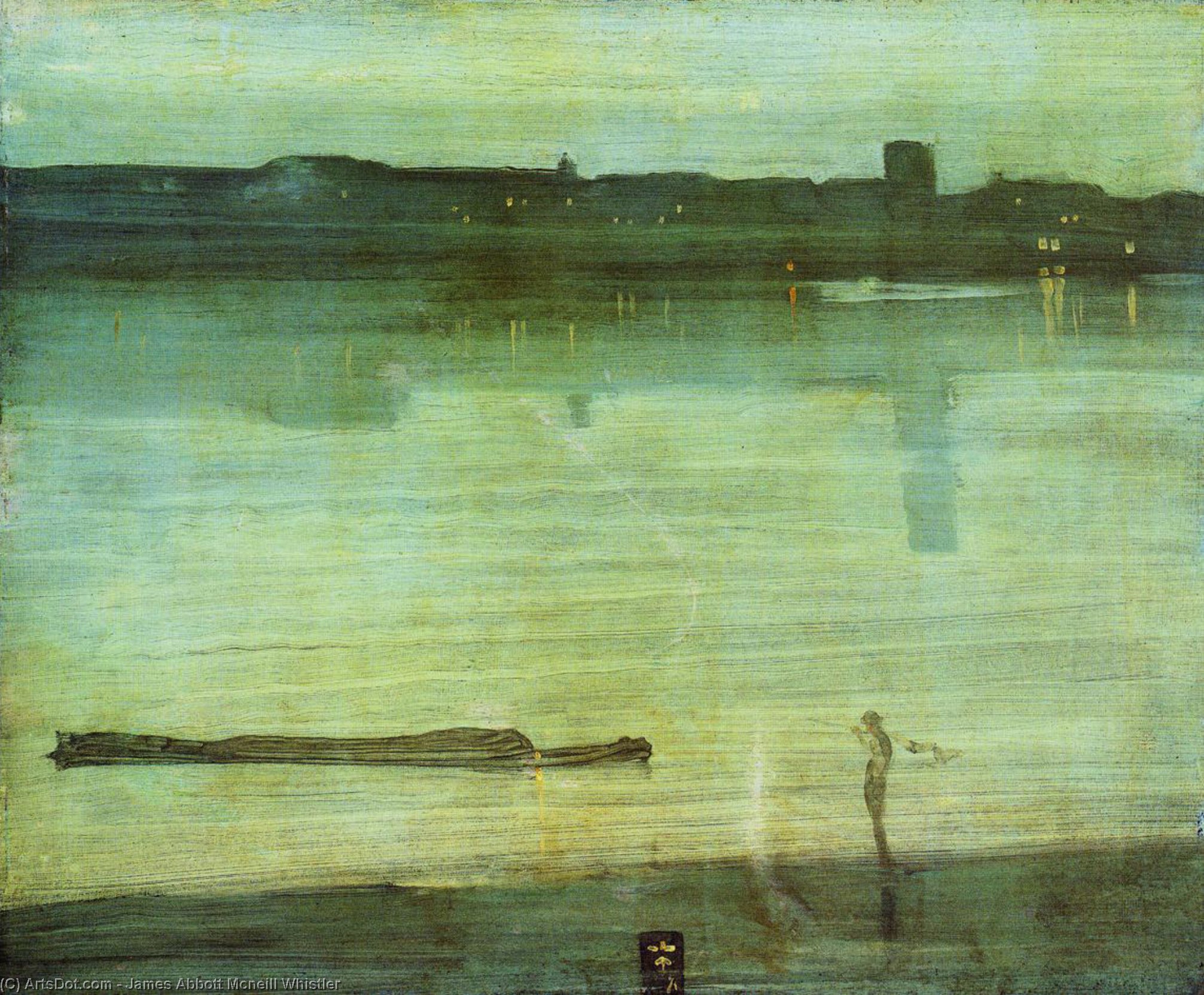 Notturno Nel Blu E Verde — James Abbott Mcneill Whistler